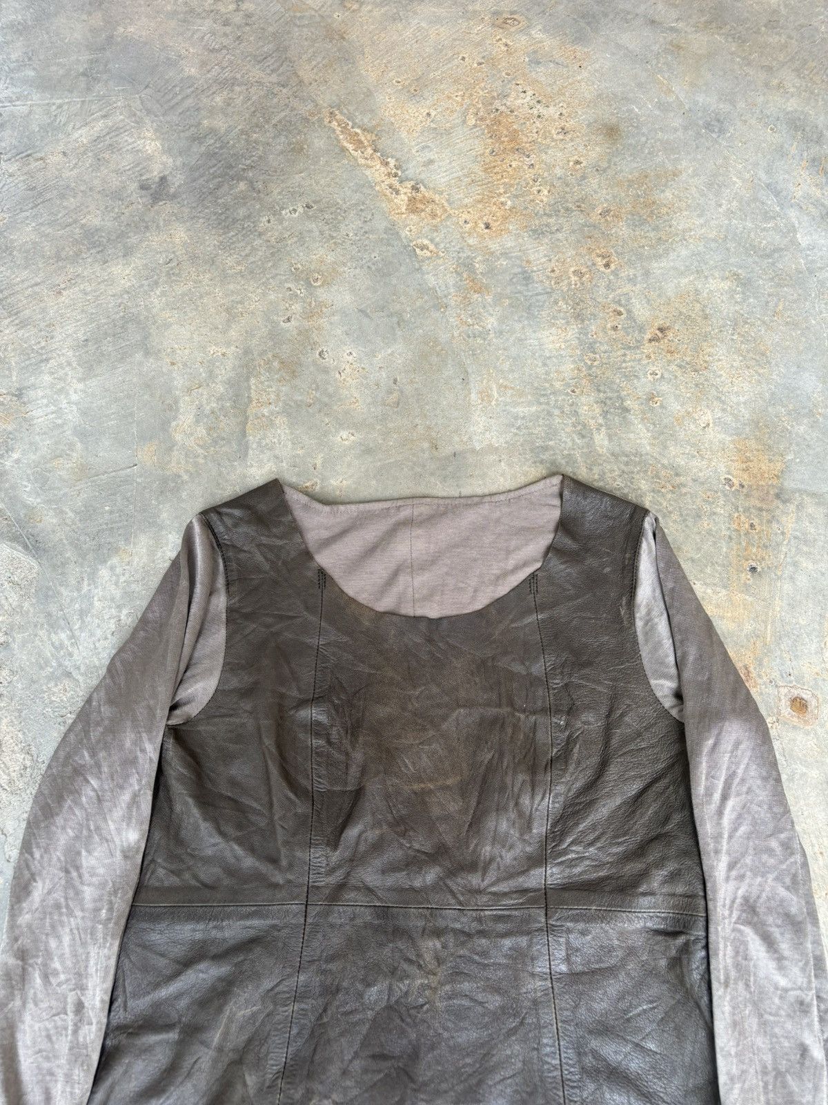 Other Vintage Opium Women Leather Style Longsleeve Size S / US 4 / IT 40 - 2 Thumbnail