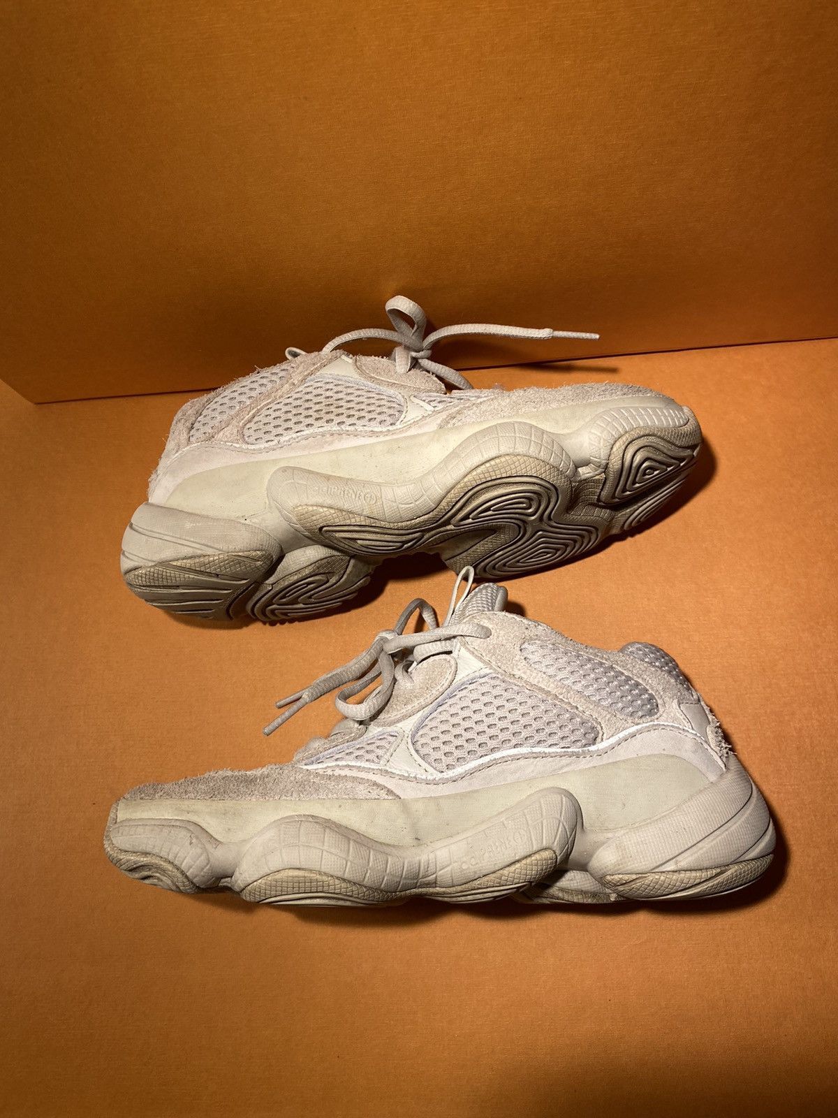 image of Adidas Yeezy Boost Shoes in White, Women's (Size 4)