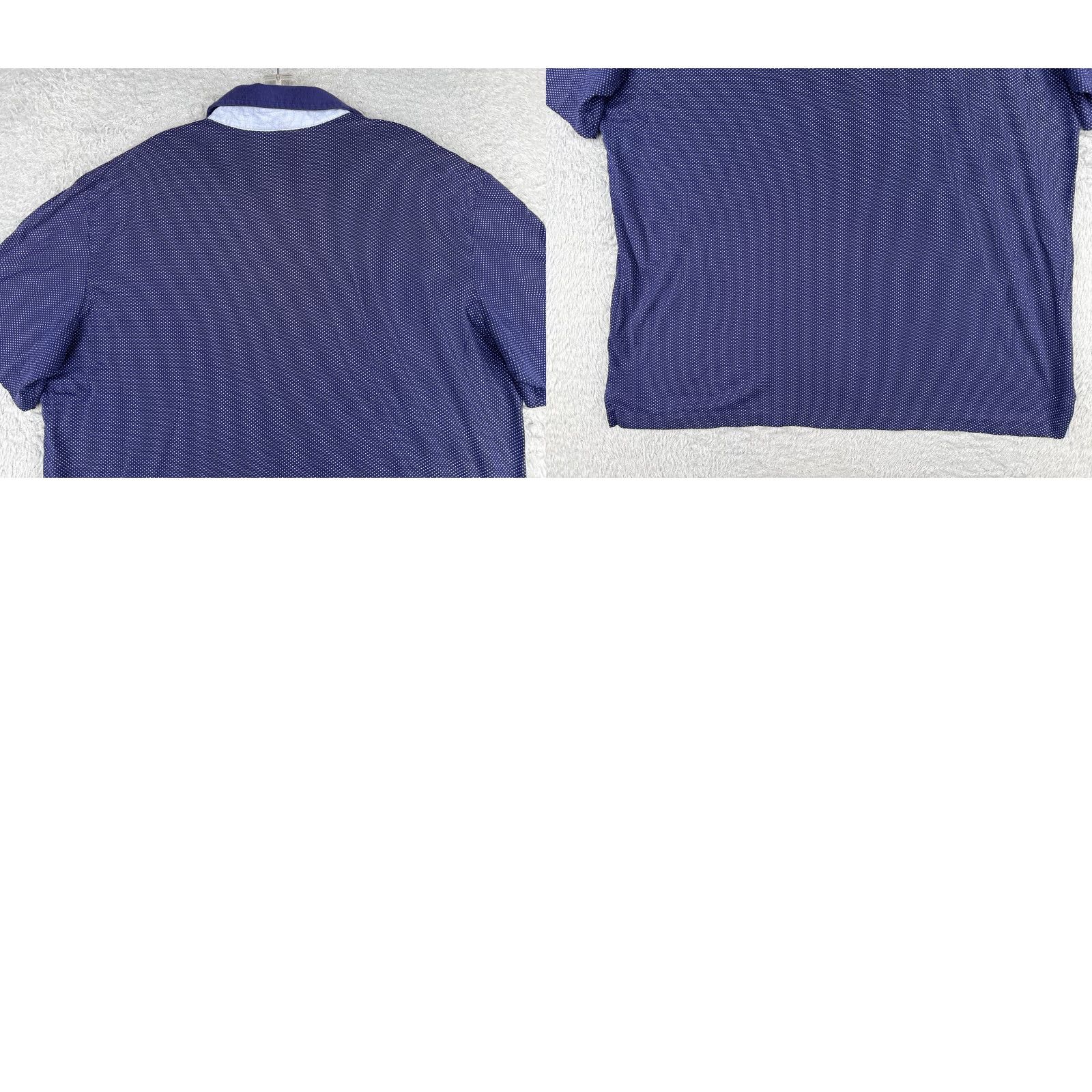 Ralph Lauren VINTAGE Ralph Lauren Polo Golf Shirt Adult L Blue Polka Dot 100% Cotton Men Slim Button Collared Size US L / EU 52-54 / 3 - 9 Thumbnail