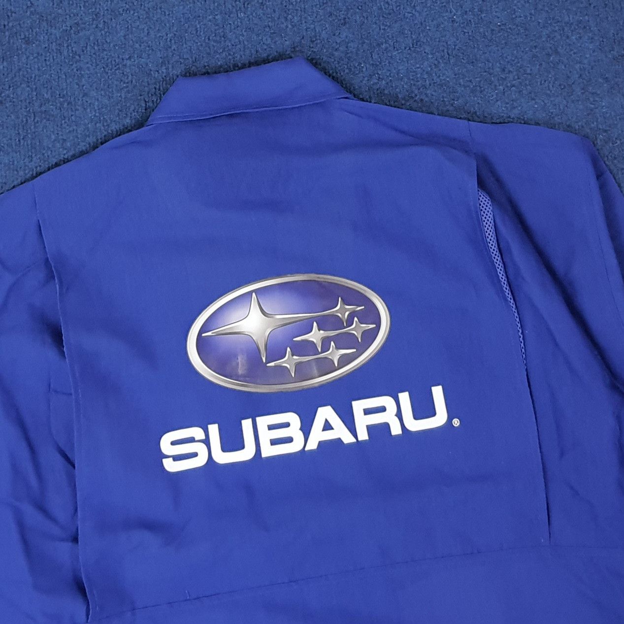 Japanese Brand × Vintage Vintage SUBARU Japan Racing Motorsports Jacket C220N9 Size US XXL / EU 58 / 5 - 2 Thumbnail