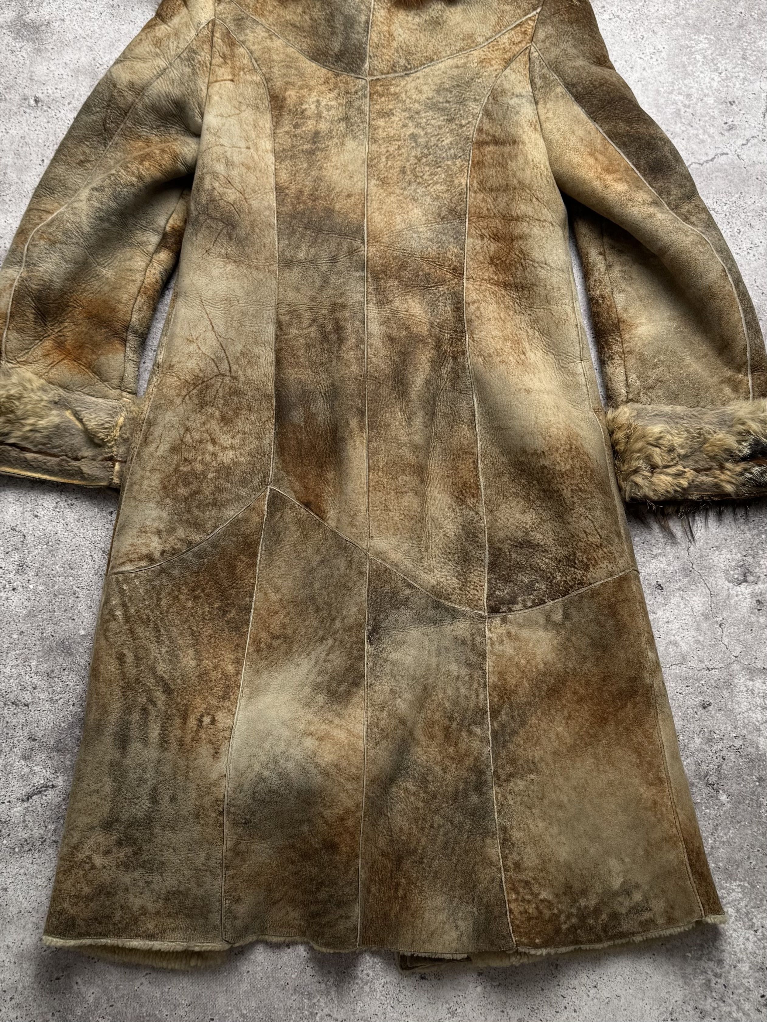 Japanese Brand Vintage Real Sheepskin Faded Coat C668(V288) Size S / US 4 / IT 40 - 12 Thumbnail