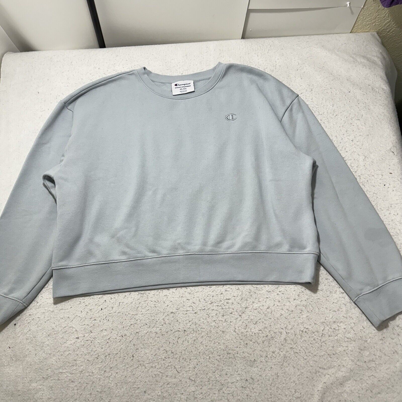 Champion Champion XXL Crewneck Fleece Sweatshirt Blue Long Sleeve Size XXL / US 16-18 / IT 52-54 - 1 Thumbnail