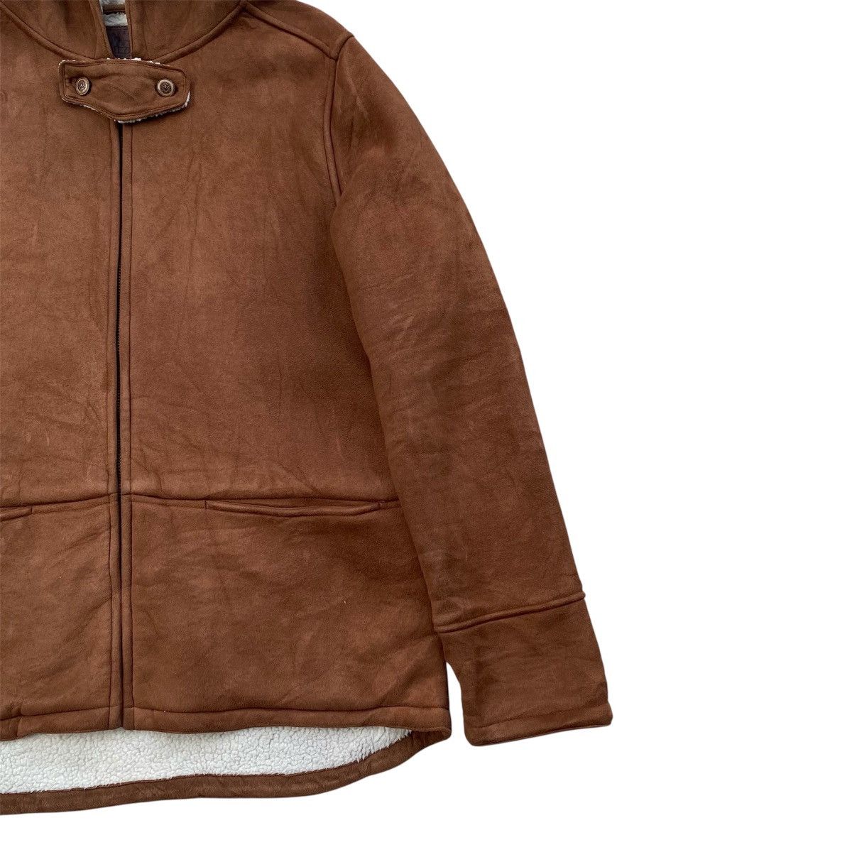 Polo Ralph Lauren Lauren Ralph Lauren brown faux suede sherpa-lined hooded Size US S / EU 44-46 / 1 - 9 Thumbnail