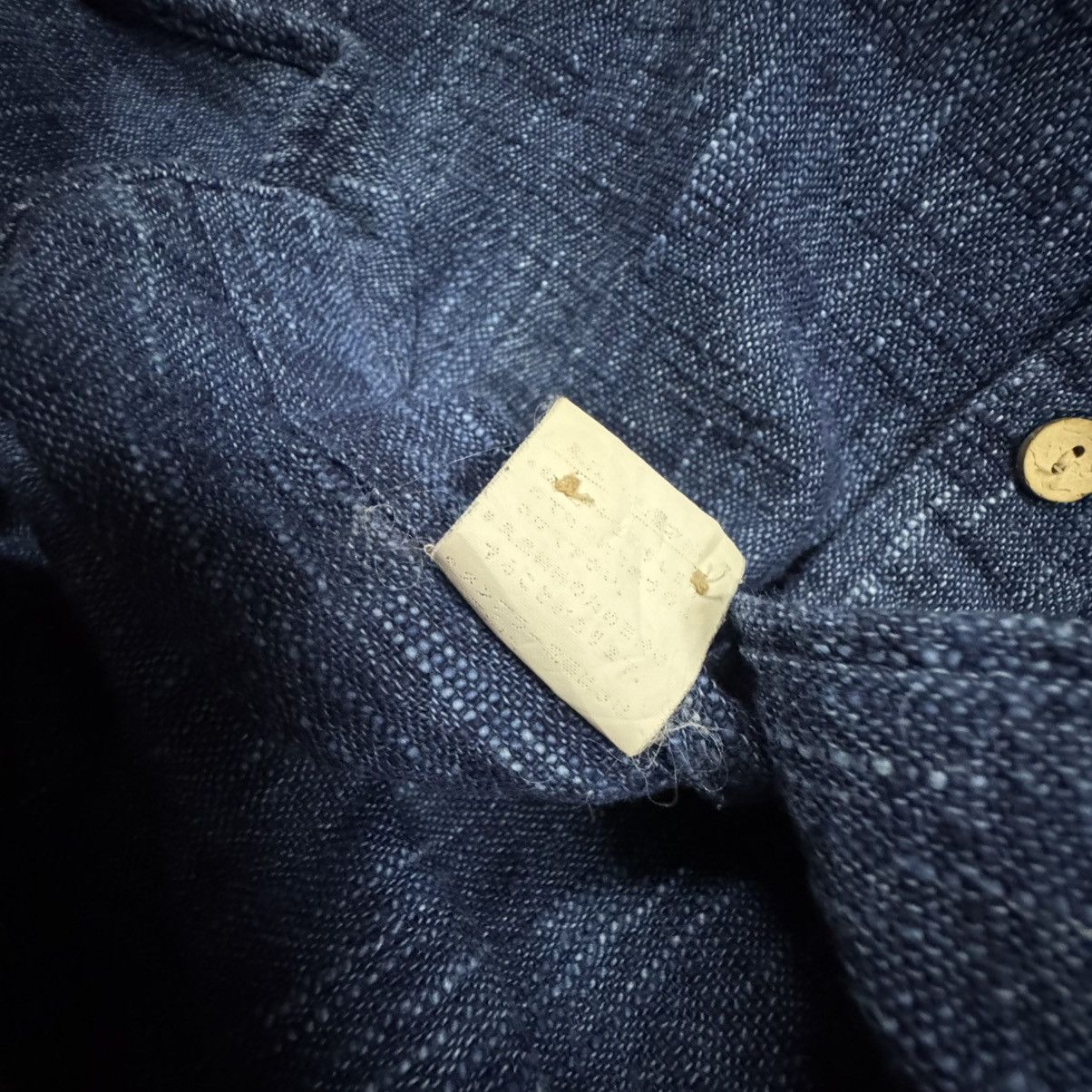 Mister Freedom × Sugar Cane Vtg🔥Japanese Salt & Pepper Patterned Sashiko Chamray Shirt Size US M / EU 48-50 / 2 - 12 Thumbnail