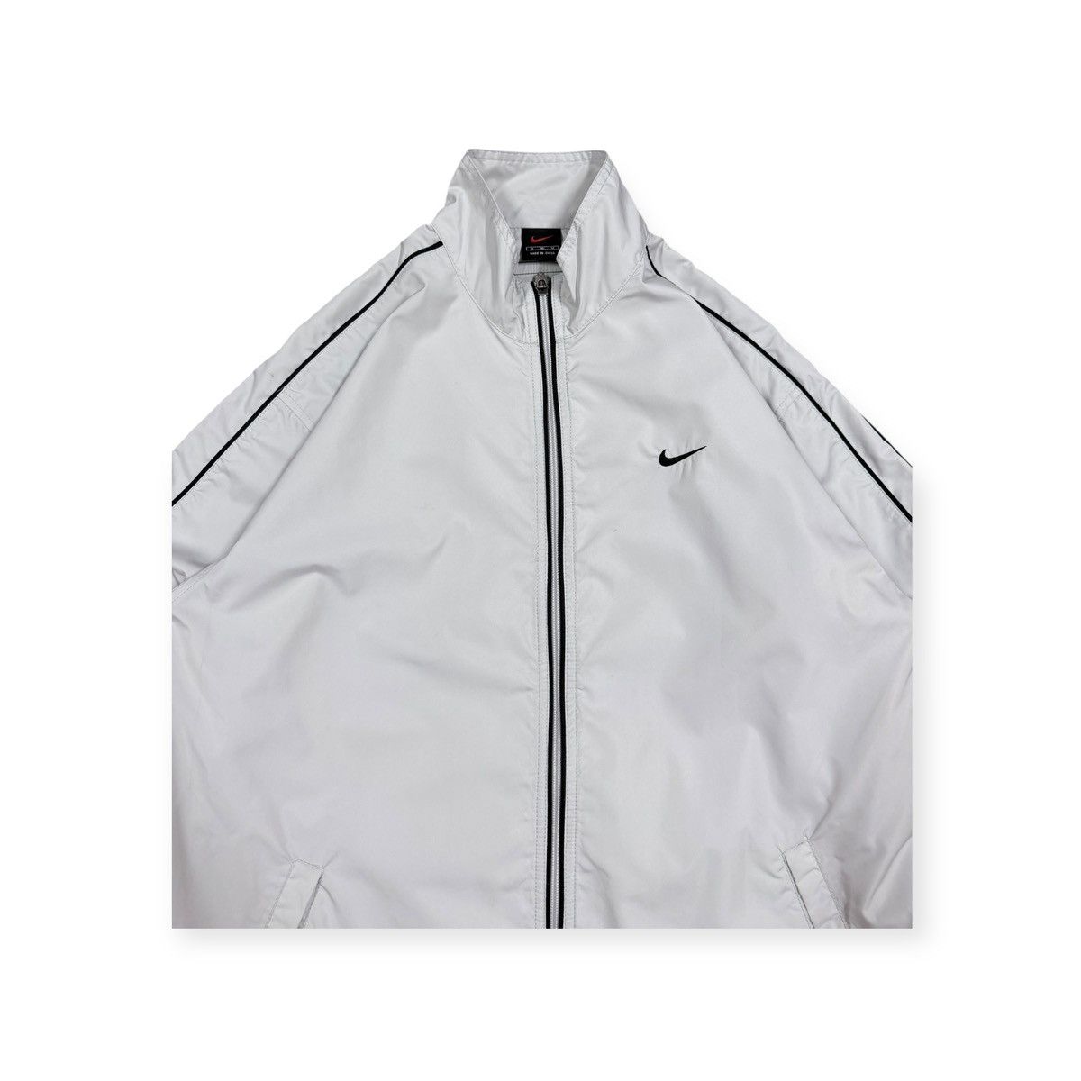 Nike Vtg🔥Y2k Clima Fit Back Pocket Zipper Windbreaker Size US M / EU 48-50 / 2 - 3 Thumbnail