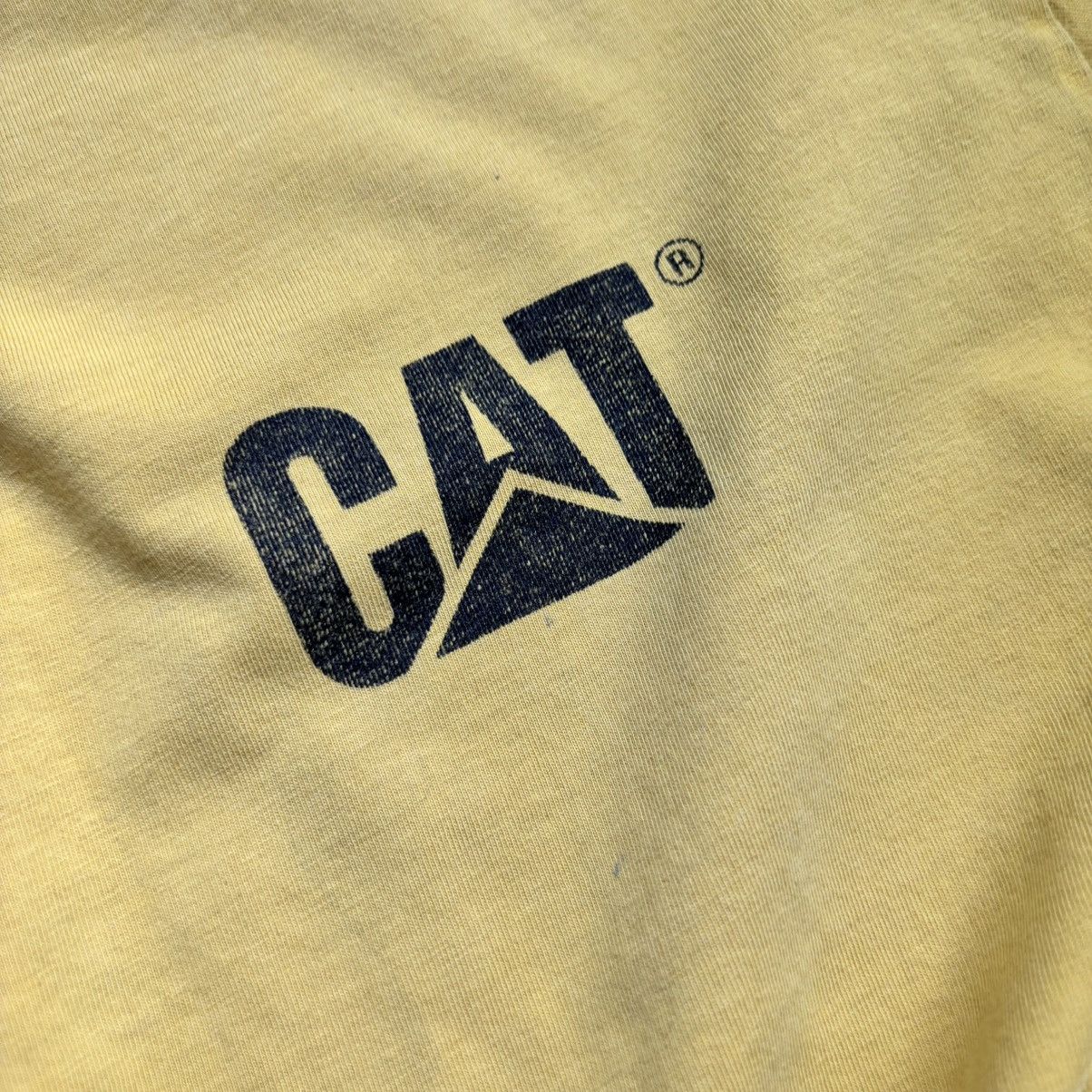 Vintage Vintage 90’s Distressed CAT Caterpillar Short T-Shirt Size US M / EU 48-50 / 2 - 8 Thumbnail