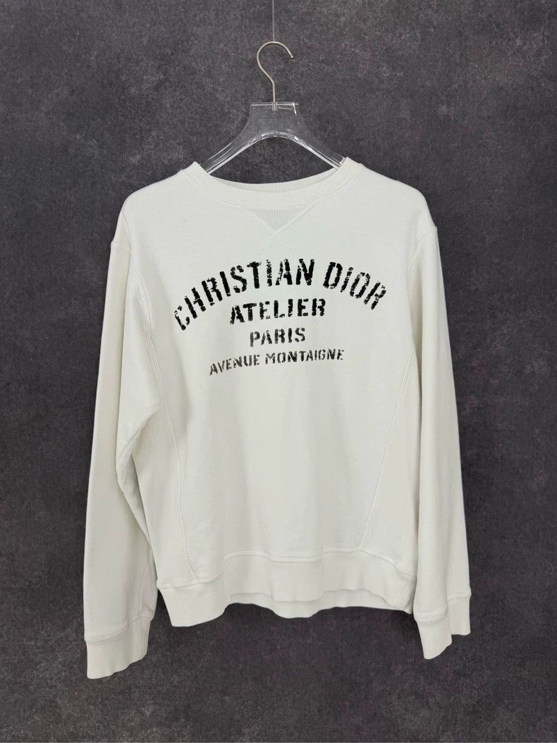 Dior White logo sweatshirt