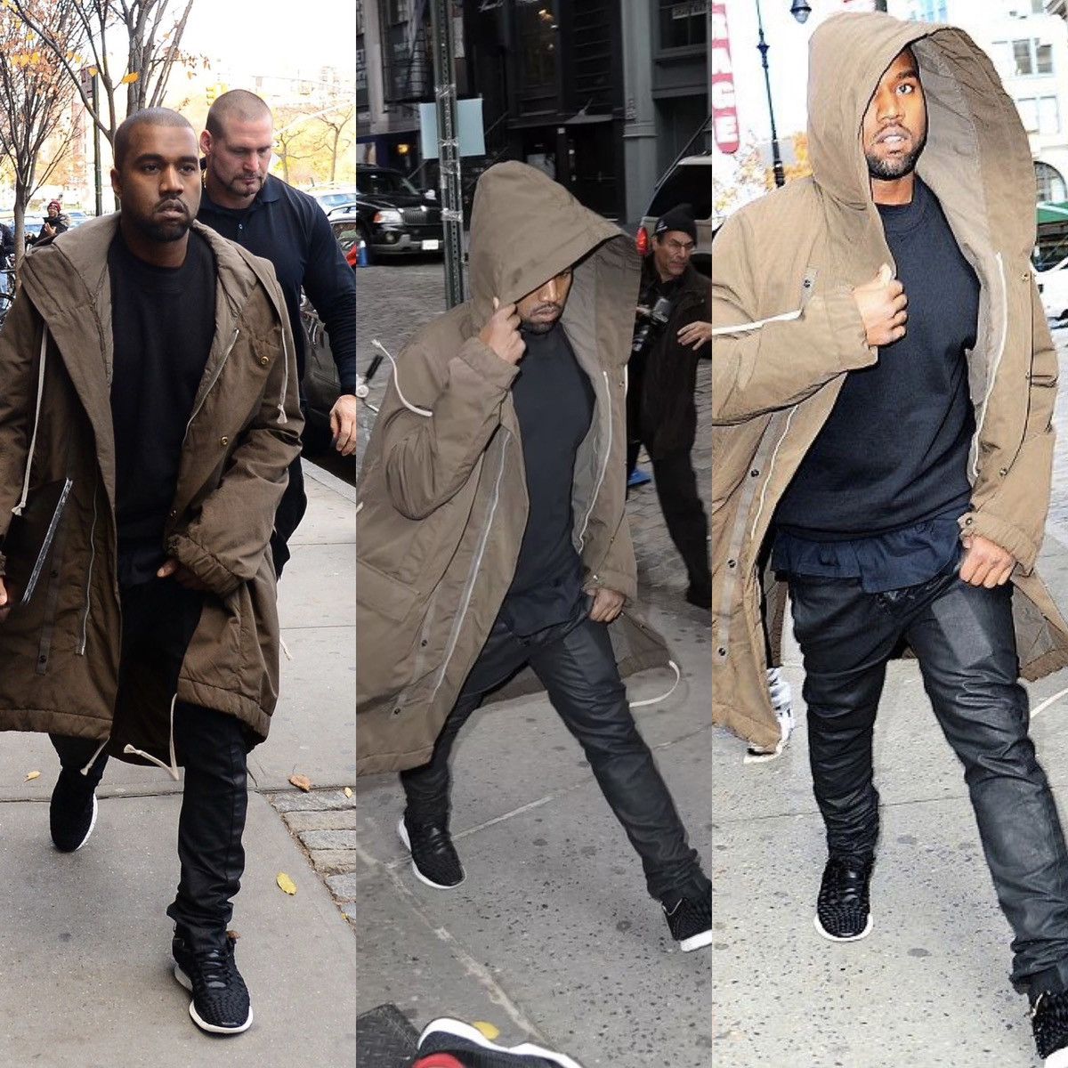 Kanye West × Rick Owens RICK OWENS DRKSHDW FW 13-14 FISHTAIL HOODED PARKA Size US L / EU 52-54 / 3 - 2 Thumbnail