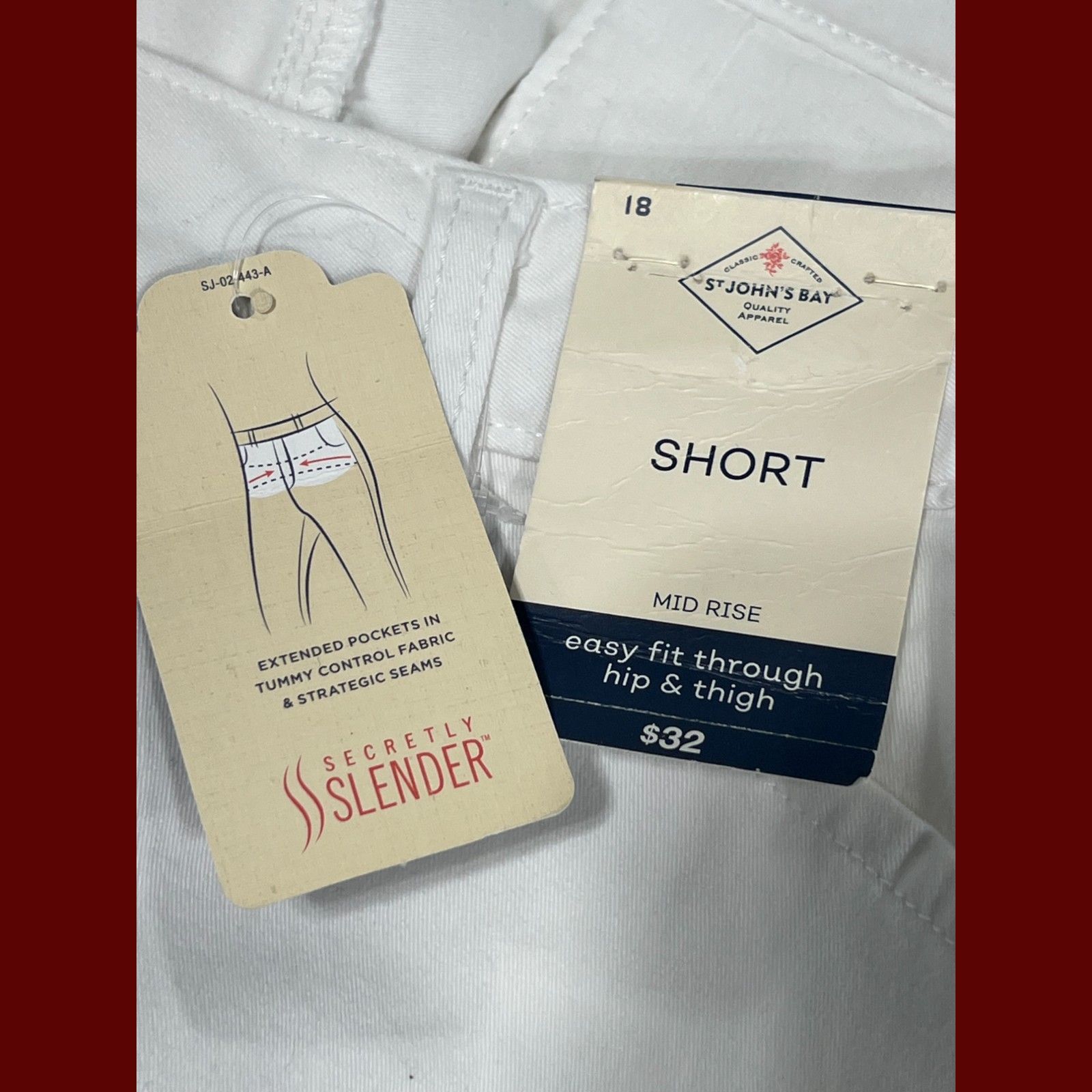 St. Johns Bay St. Johns Bay- Women's Mid Rise Secretly Slender 5" Inseam C Size 40" / US 18 - 12 Thumbnail