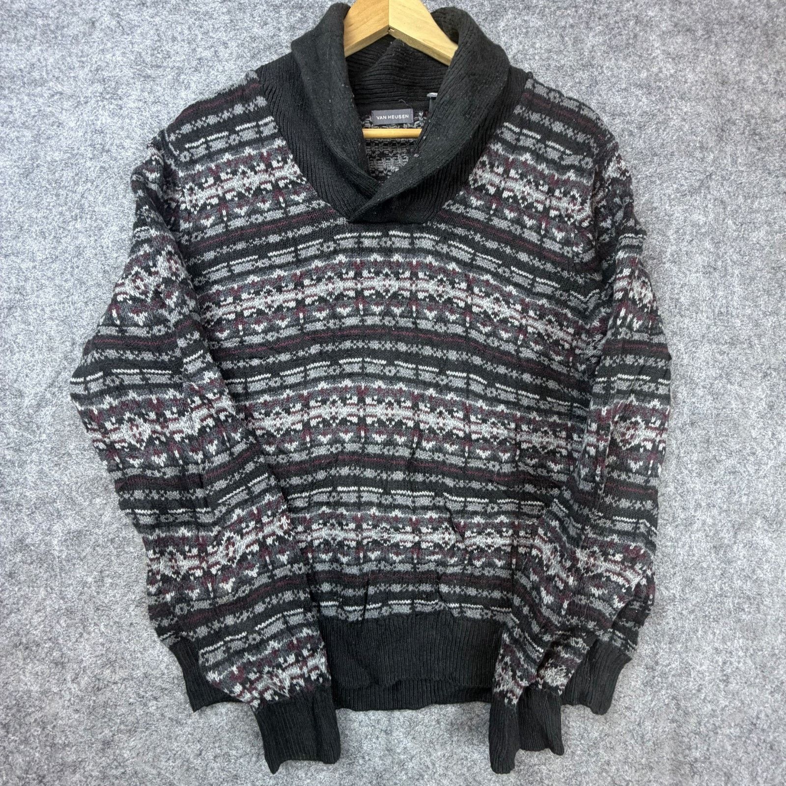 Van Heusen Vintage Van Heusen Sweater Mens Med 90s Grandpa Cosby Preppy Size US M / EU 48-50 / 2 - 1 Thumbnail