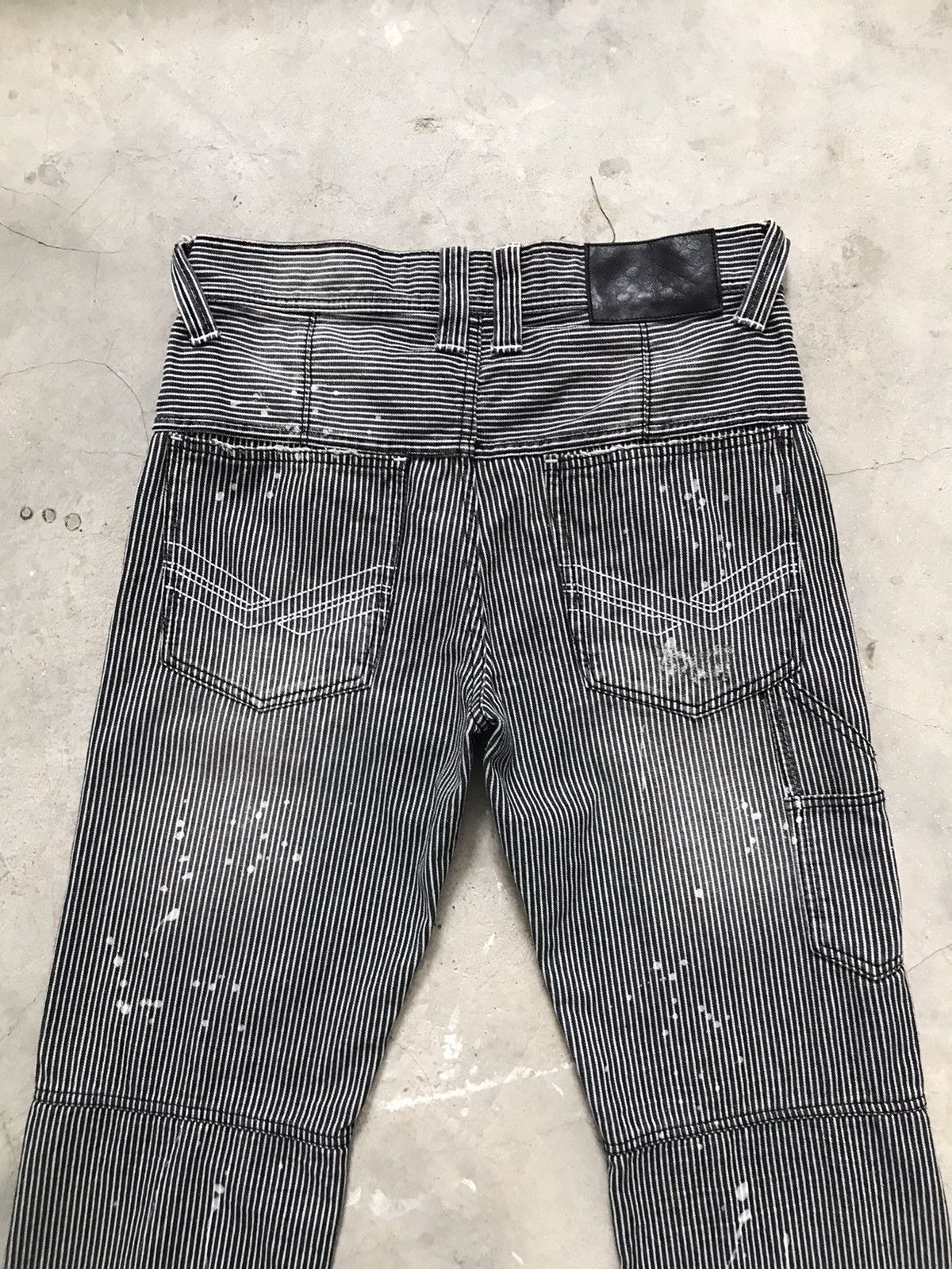 Karl Kani Karl Kani Ripped Hickory Carpenter Denim Jeans Size US 32 / EU 48 - 11 Thumbnail