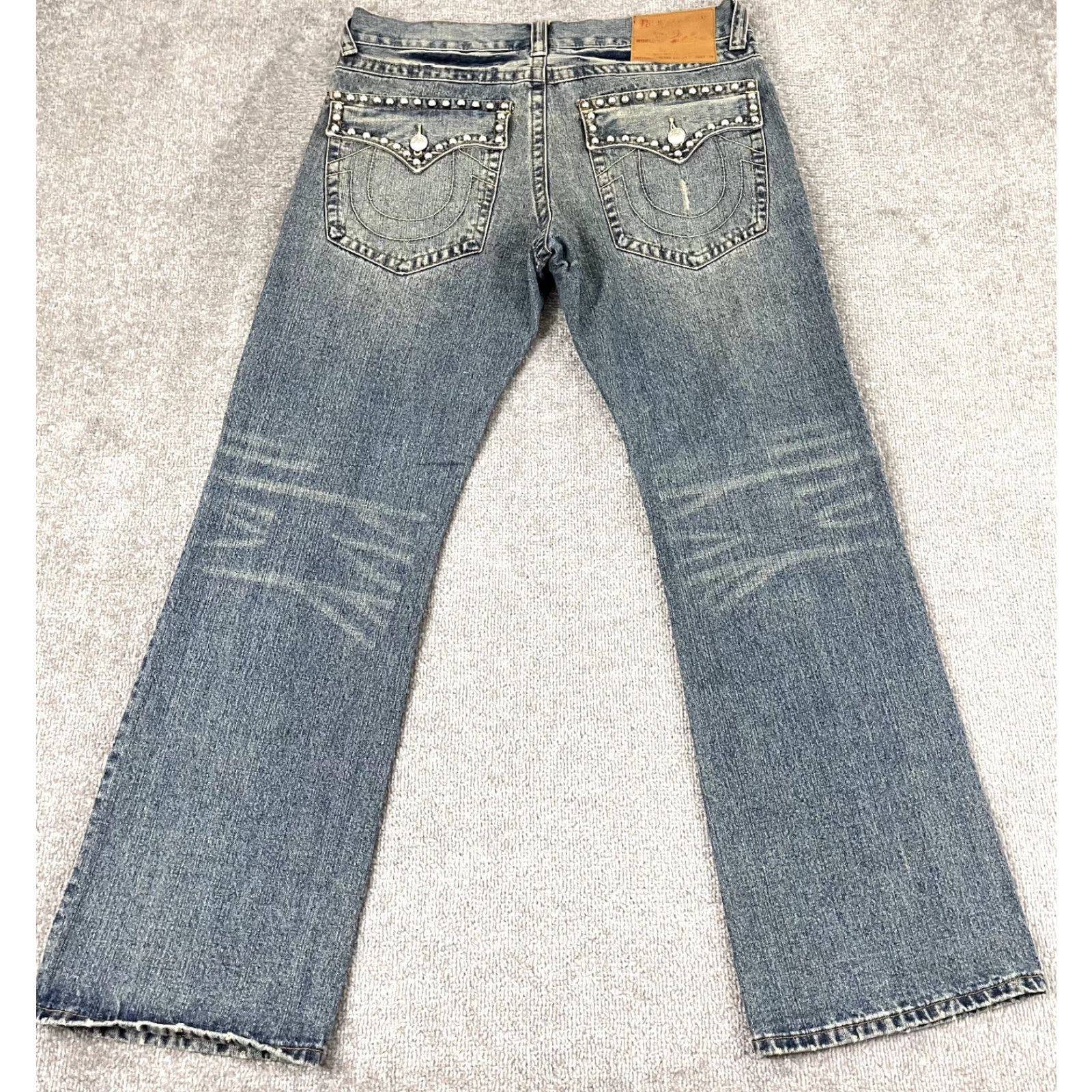True Religion TRUE RELIGION Jeans Mens 36x33 Bobby Super T Hip Hop Distressed Denim Skater Y2K Size US 36 / EU 52 - 3 Thumbnail