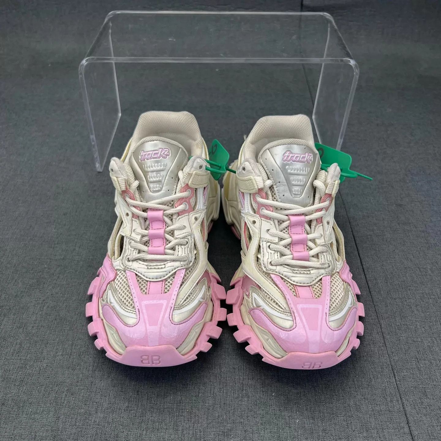 Balenciaga Balenciaga Track 2 White & Pink EU 37 Size US 6.5 / IT 36.5 - 5 Thumbnail