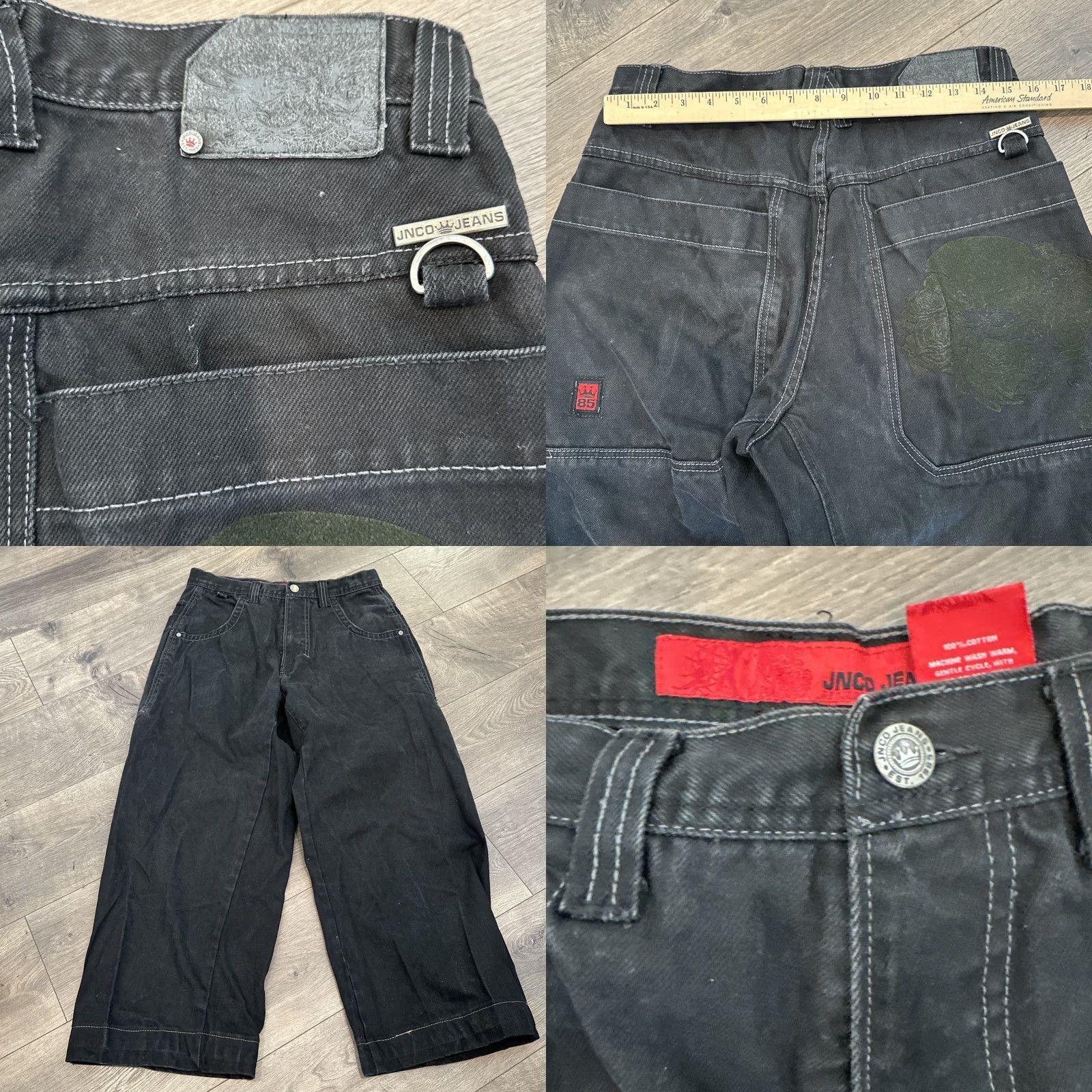 JNCO VINTAGE JNCO Jeans 90s Skull Blue Baggy Oversized Wide-Leg Size 33 Mens Size US 33 - 8 Thumbnail