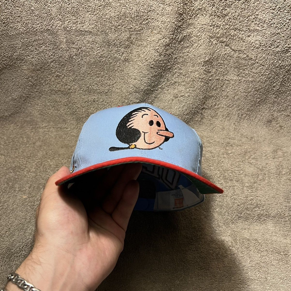 American Needle Vintage 90s Olive Popeye American Needle Snapback Hat Block Size ONE SIZE - 11 Thumbnail