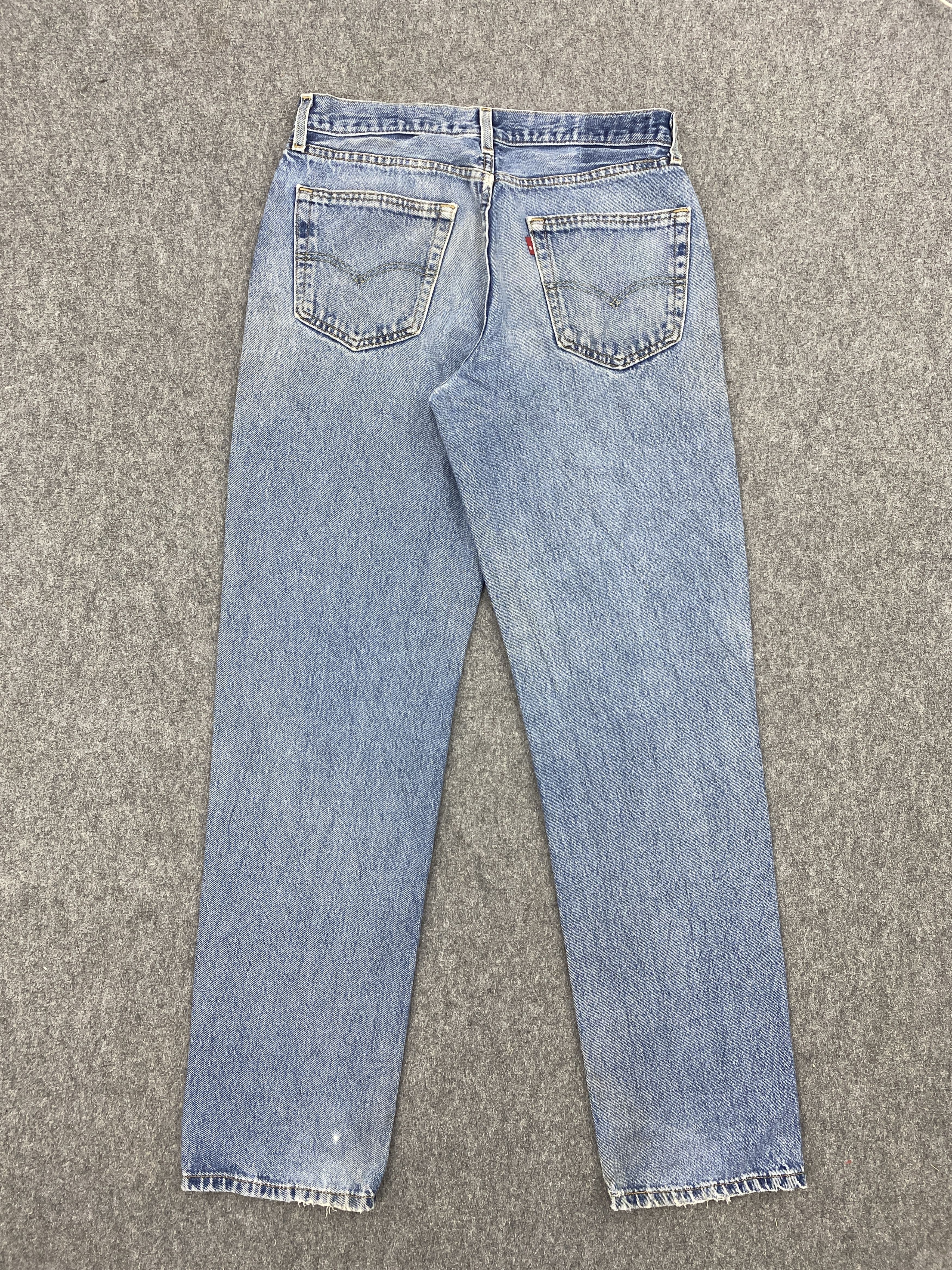 Levi's Vintage Levi's 505 Blue Denim Jeans DP2693 Size US 31 - 3 Thumbnail