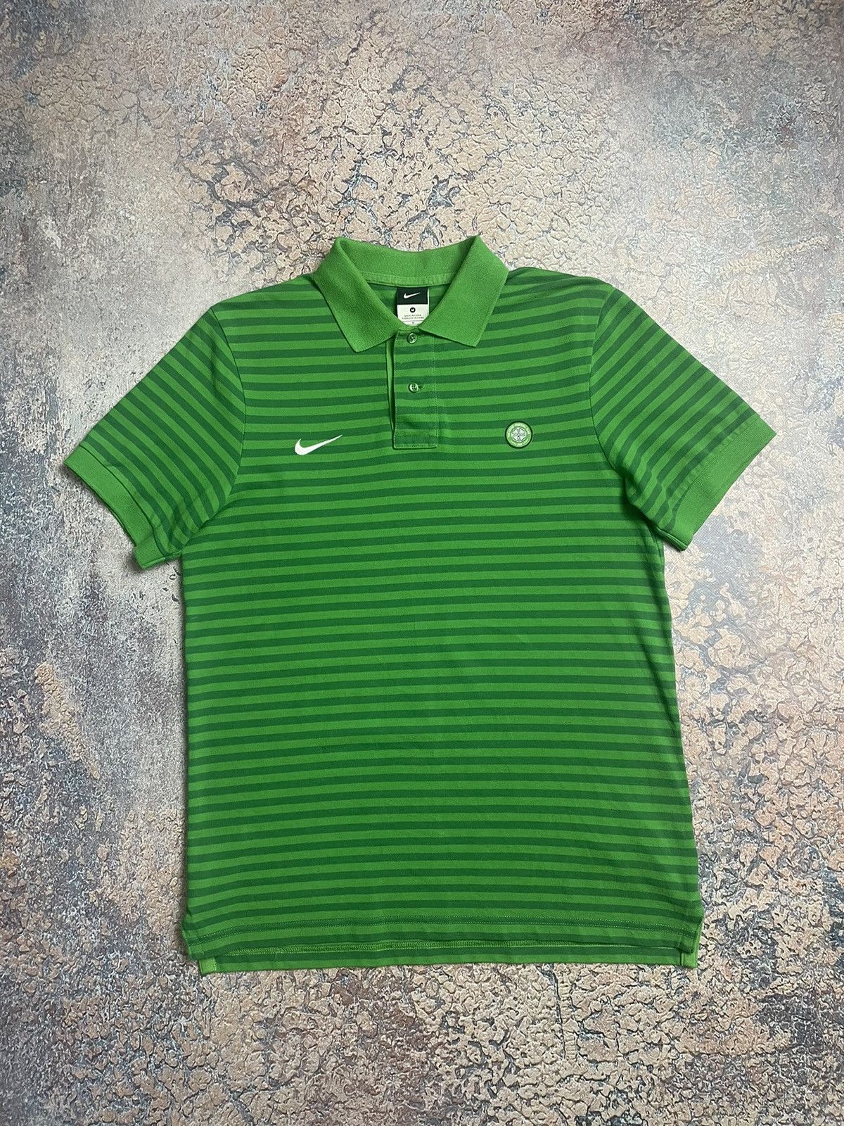 Nike × Vintage 2000s Celtic FC Soccer Nike Polo Size US M / EU 48-50 / 2 - 1 Thumbnail
