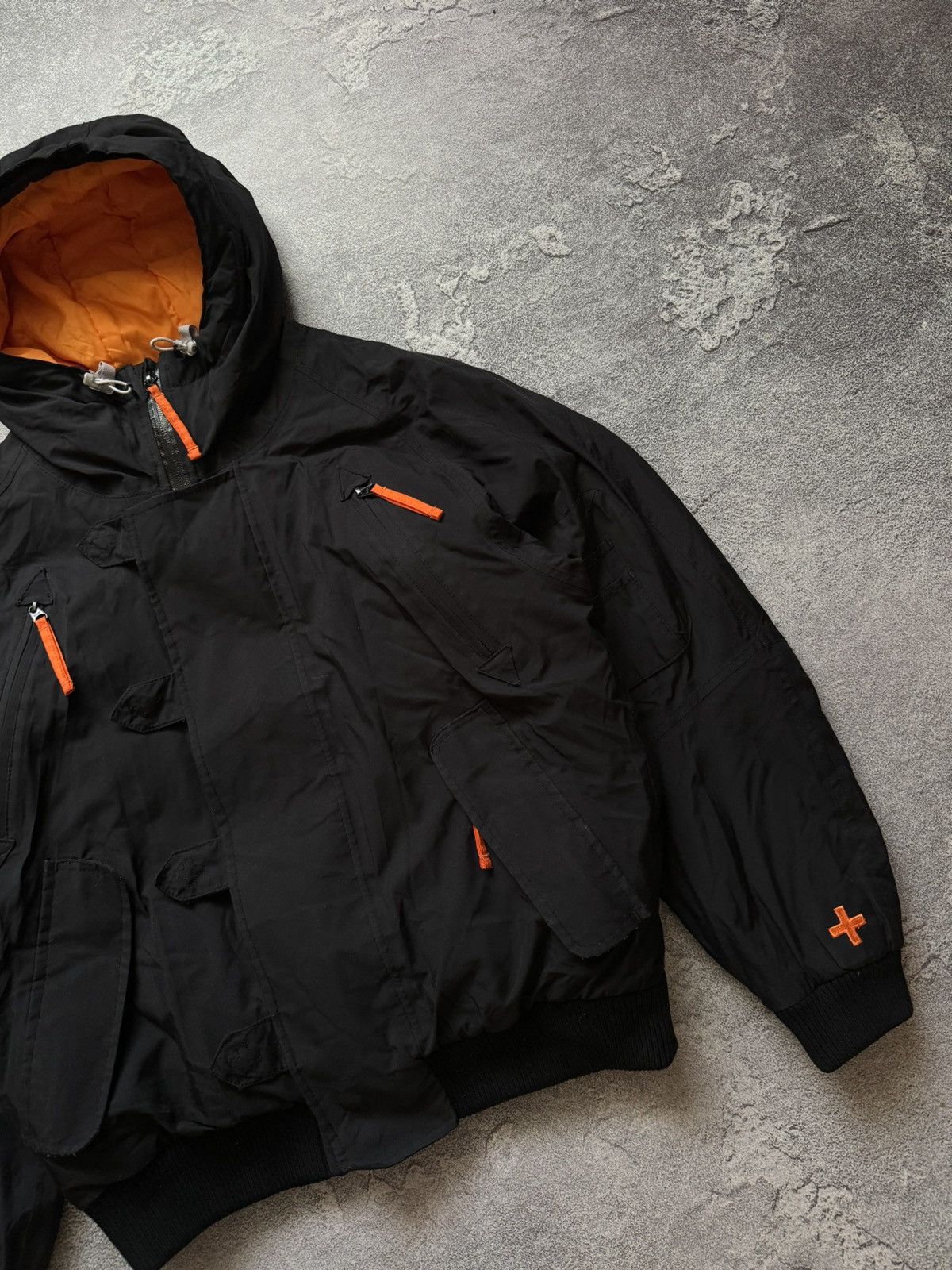 Jean Charles De Castelbajac × Vintage JC de Castelbajac & Rossignol M cargo jacket bomber hooded Size US M / EU 48-50 / 2 - 9 Thumbnail