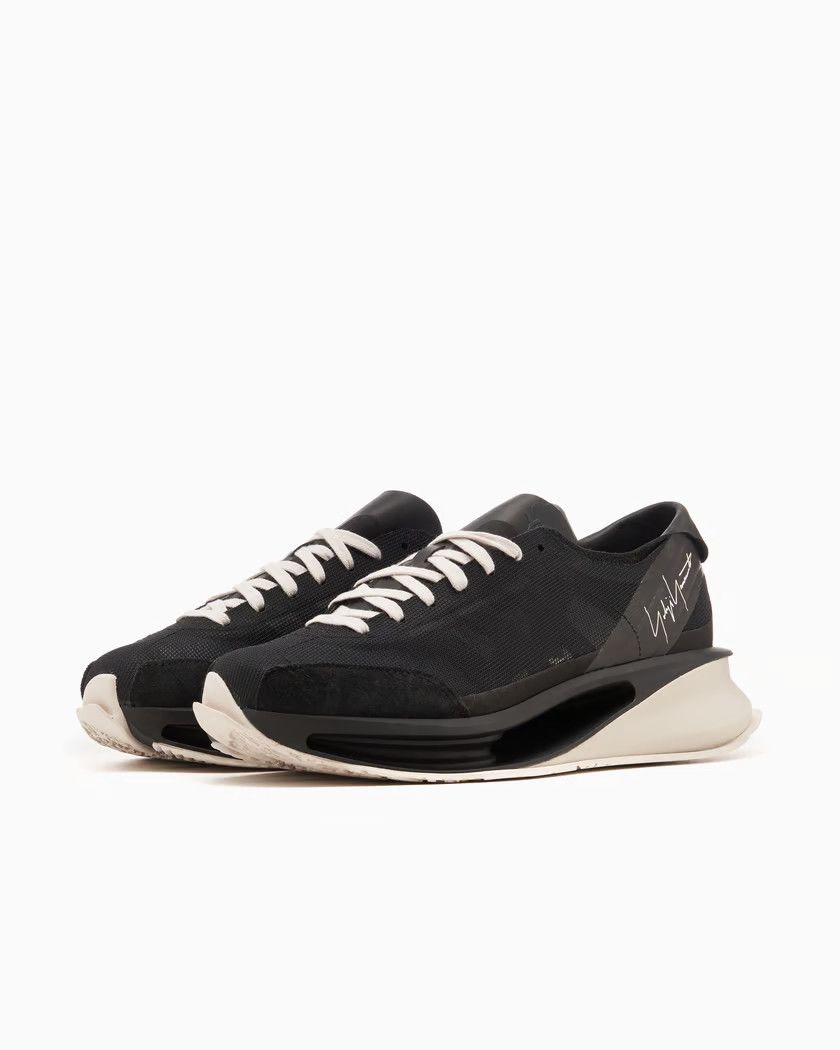 Y-3 × Yohji Yamamoto o1s22i1n0125 S-Gendo Run Low-Top Sneakers in Black Size US 8 / EU 41 - 5 Thumbnail