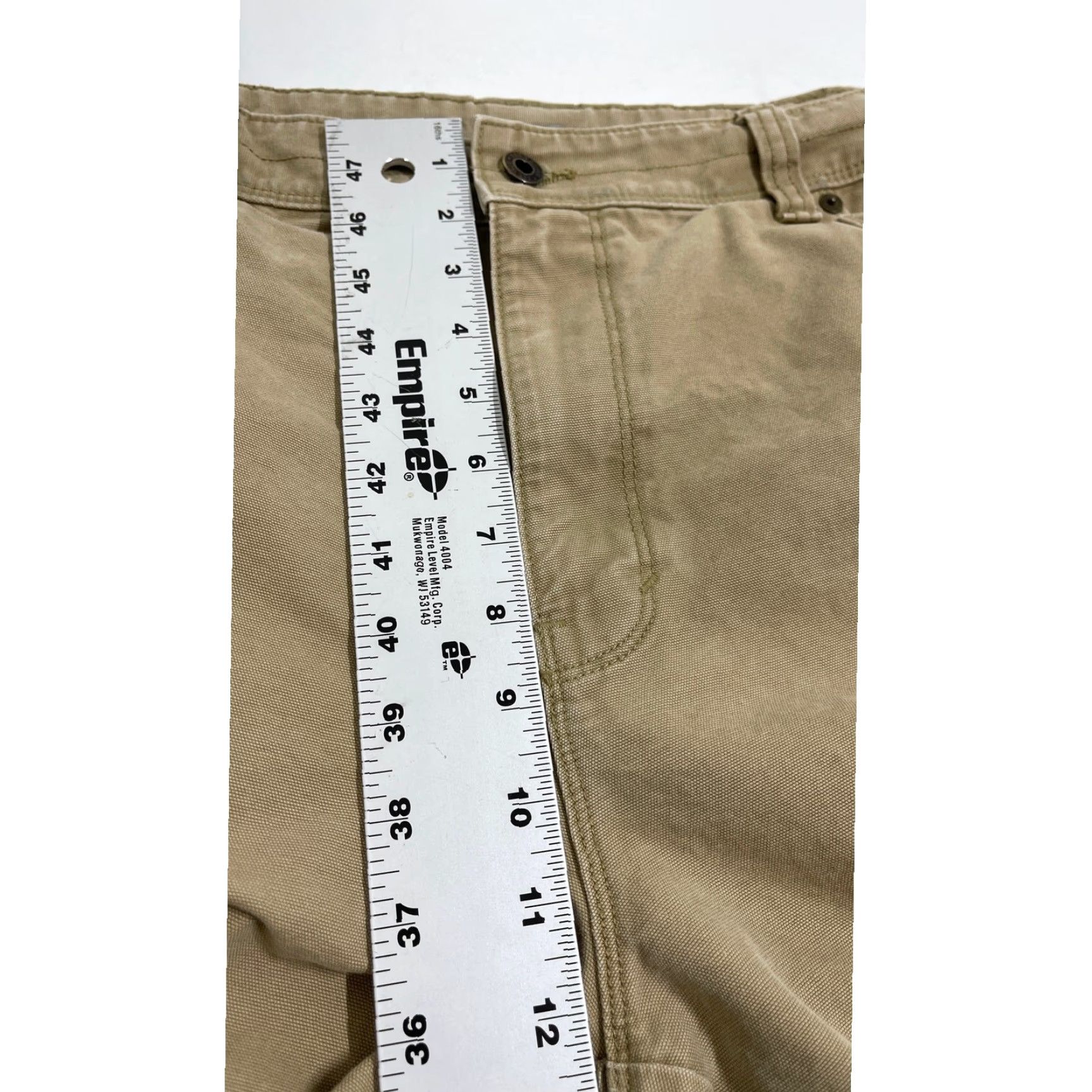 Eddie Bauer VINTAGE Eddie Bauer Cargo Shorts Mens 42 Tan Heavyweight 100% Cotton Utility Y2K Cargo Mens 42 Tan Cotton Shorts Size US 41 - 6 Thumbnail