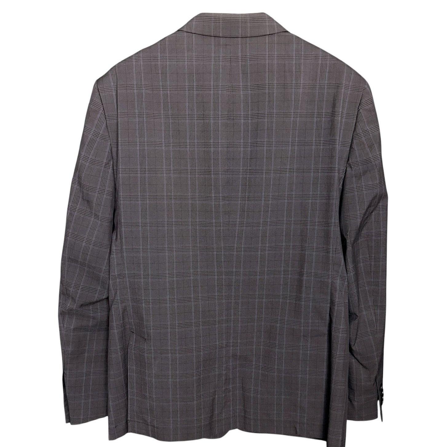 John Varvatos John Varvatos USA Men's 40R Dark Gray Blue Plaid Blazer Size 40R - 2 Thumbnail