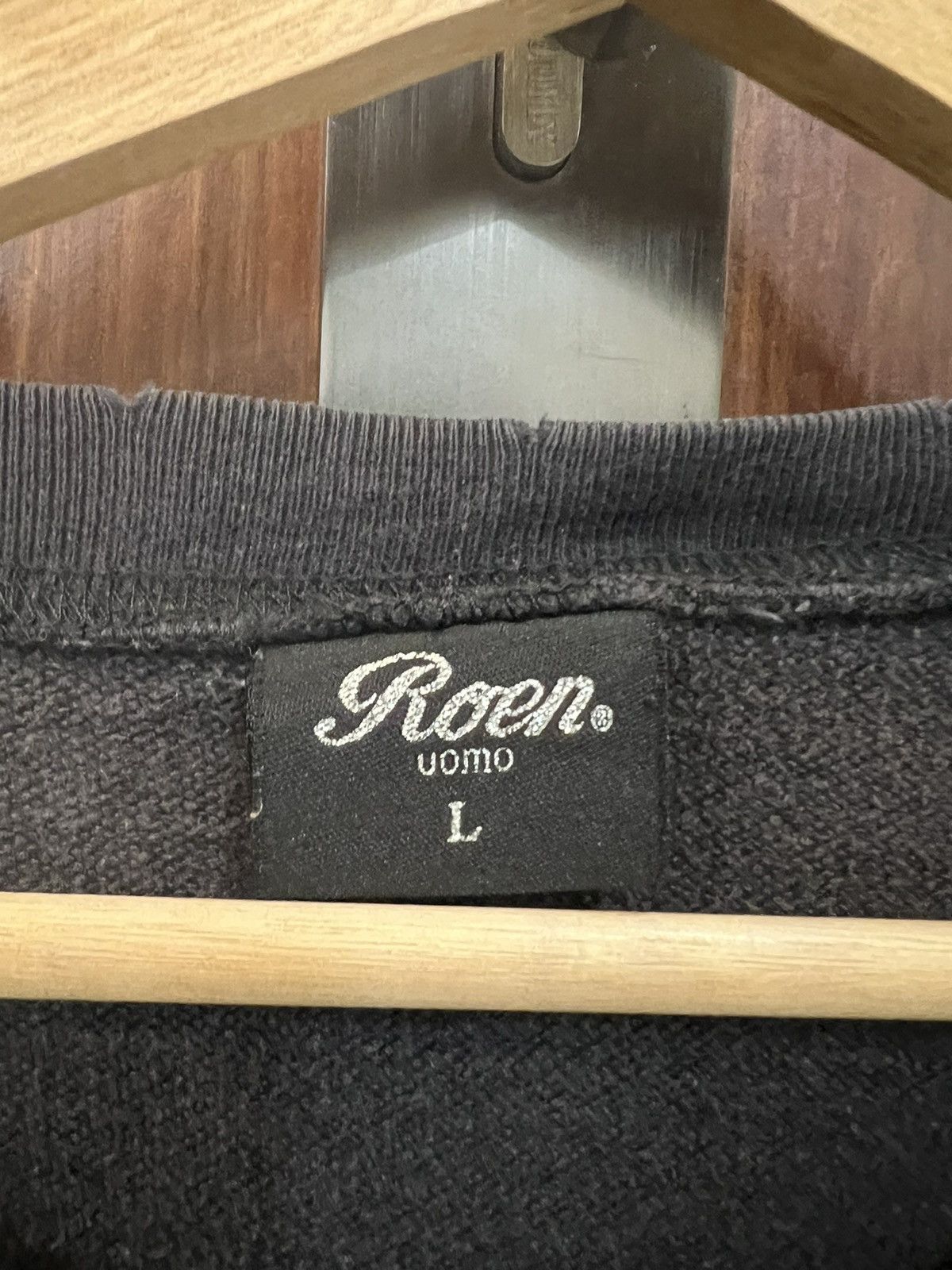 Japanese Brand Vintage Roen Uomo Sweatshirt Size US L / EU 52-54 / 3 - 6 Thumbnail