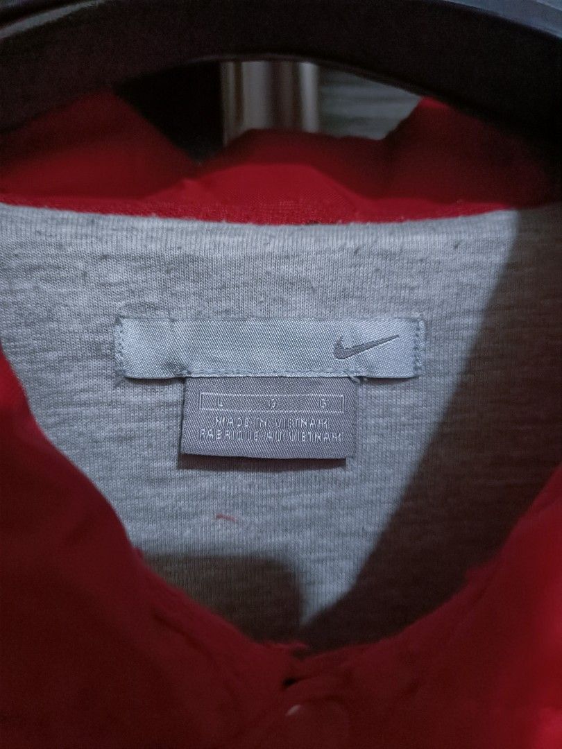 Nike × Vintage Y2K nike red coach jacket Size US L / EU 52-54 / 3 - 8 Thumbnail