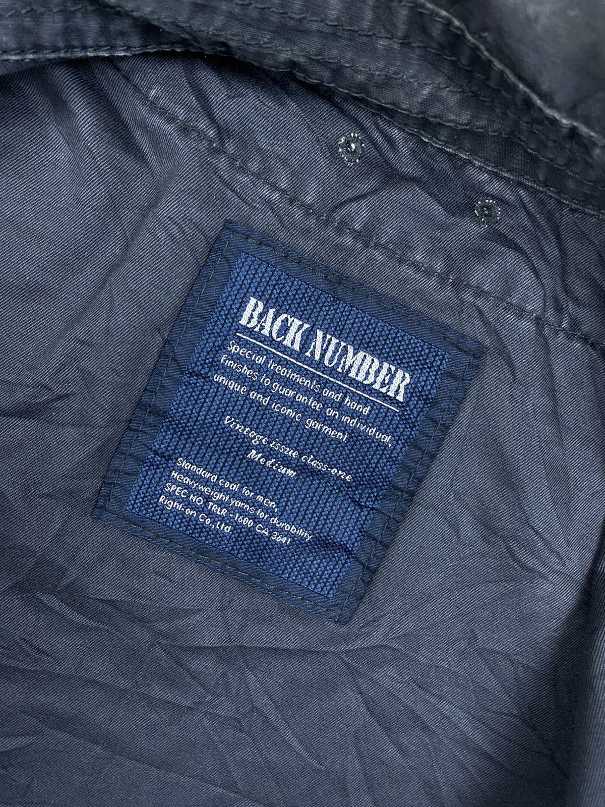 Hysteric Glamour Vintage Back Number Casual Button Zip-Up Jacket Size US M / EU 48-50 / 2 - 10 Thumbnail