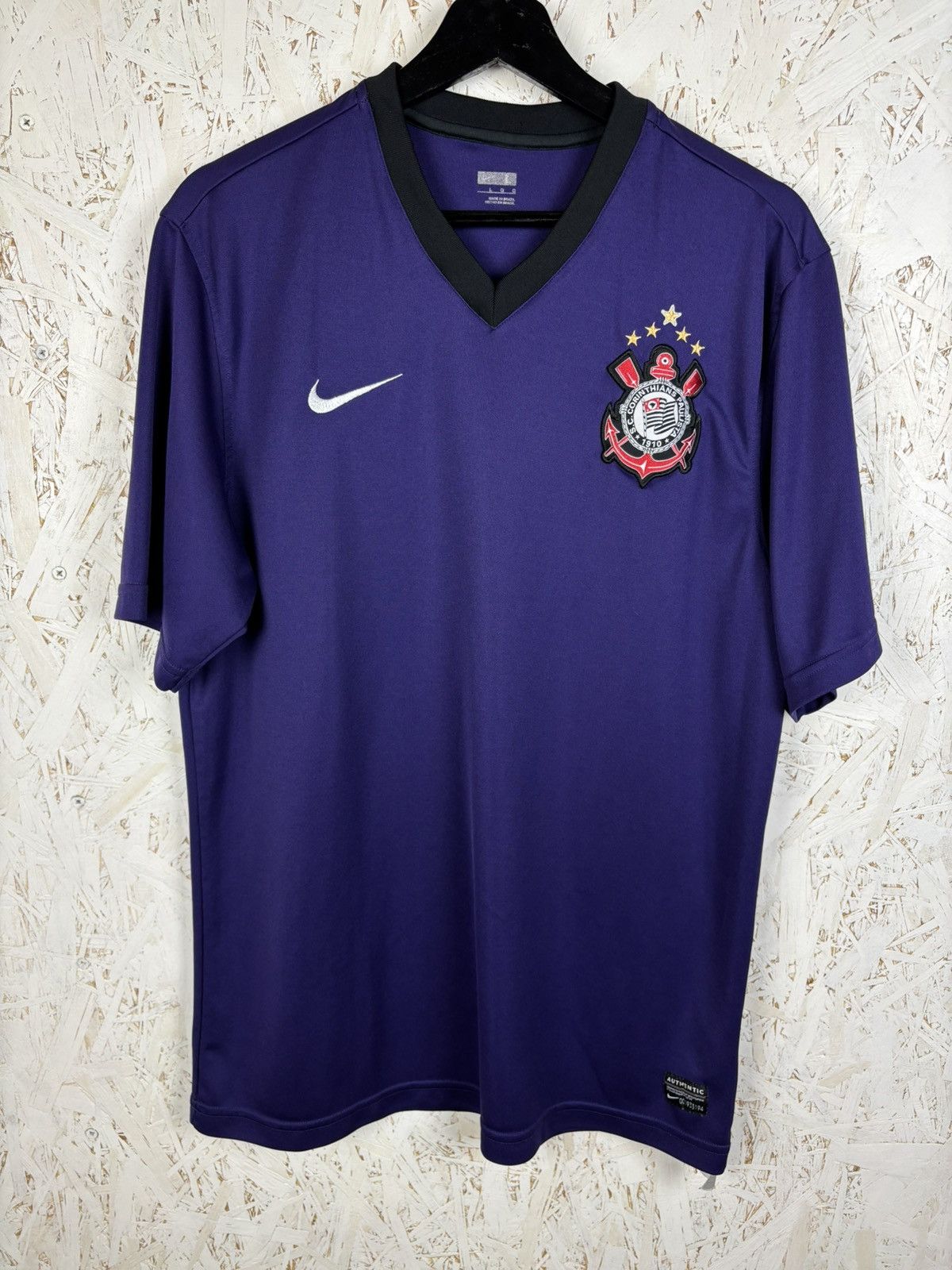 Nike 00s Nike SC Corinthians Paulista 2009/10 Training Kit Jersey Size US L / EU 52-54 / 3 - 1 Thumbnail