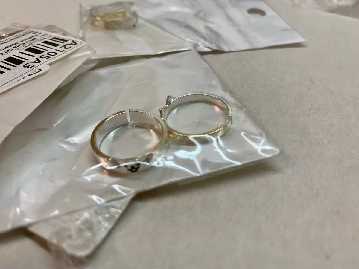 Other 2pcs Cute Cat Dog Animal Couple Ring Size ONE SIZE - 7 Thumbnail