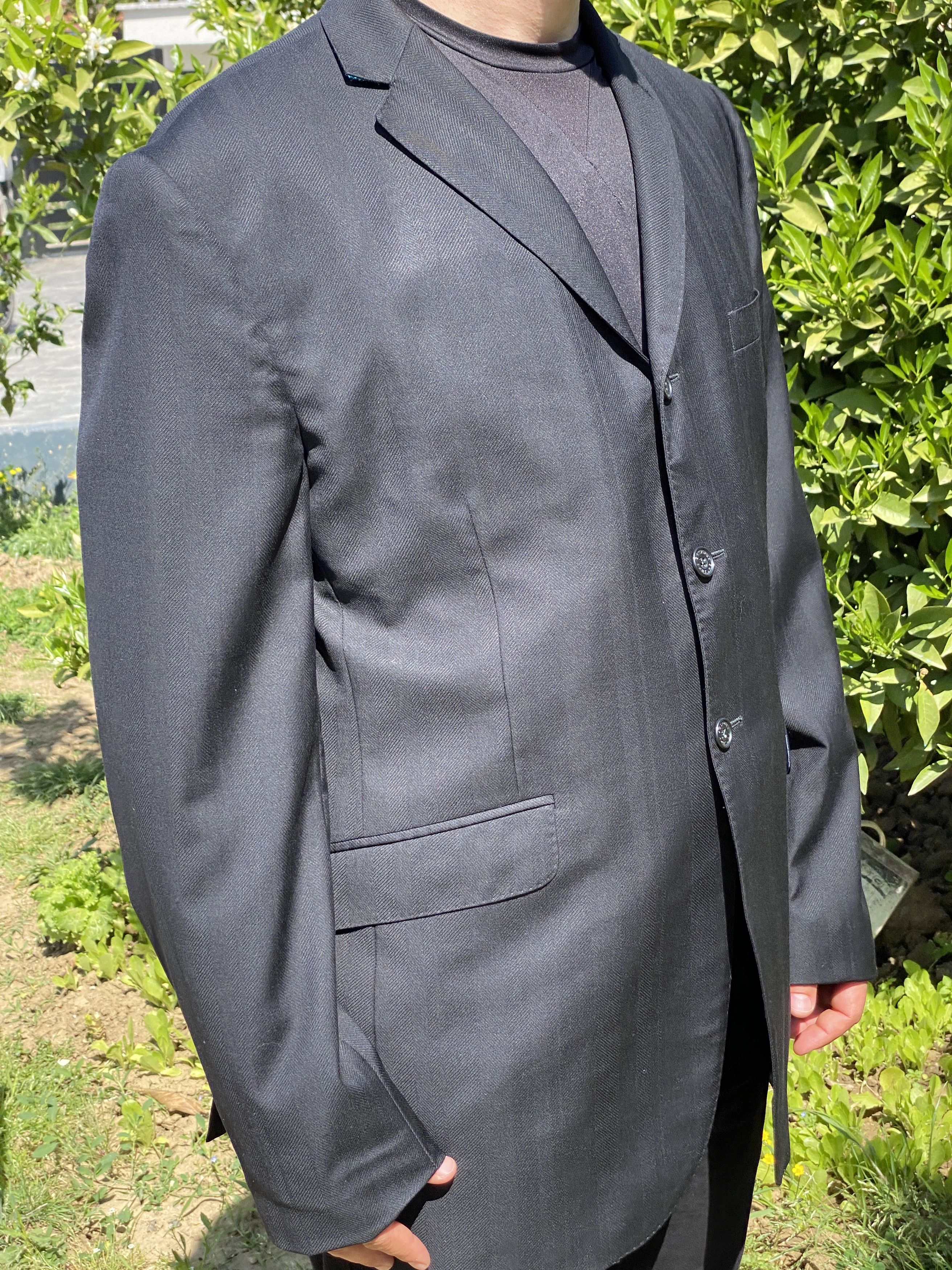 Ozwald Boateng Oswald Boateng Bespoke Couture Blazer Formal Jacket Size 46 Size 46R - 8 Thumbnail