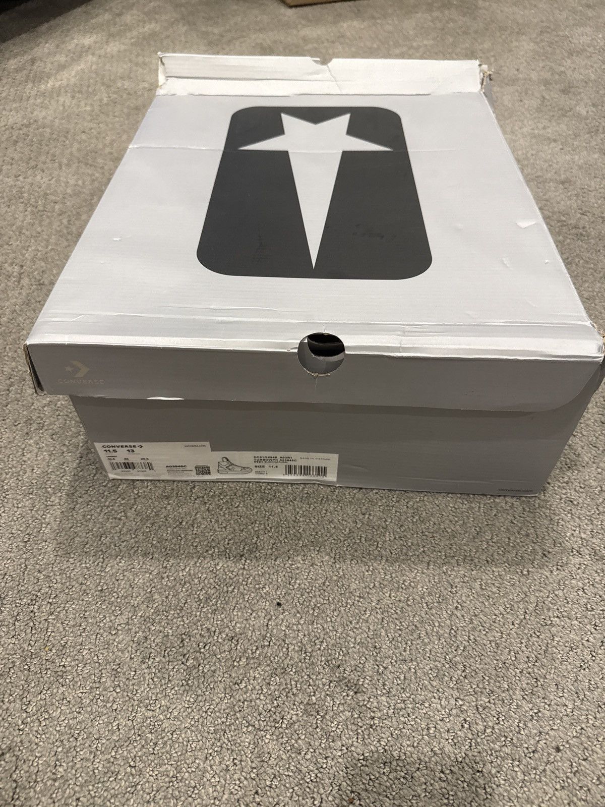 Converse × Rick Owens Drkshdw Rick Owens x converse Turbopwn, brand new, 11.5 Size US 11.5 / EU 44-45 - 8 Thumbnail