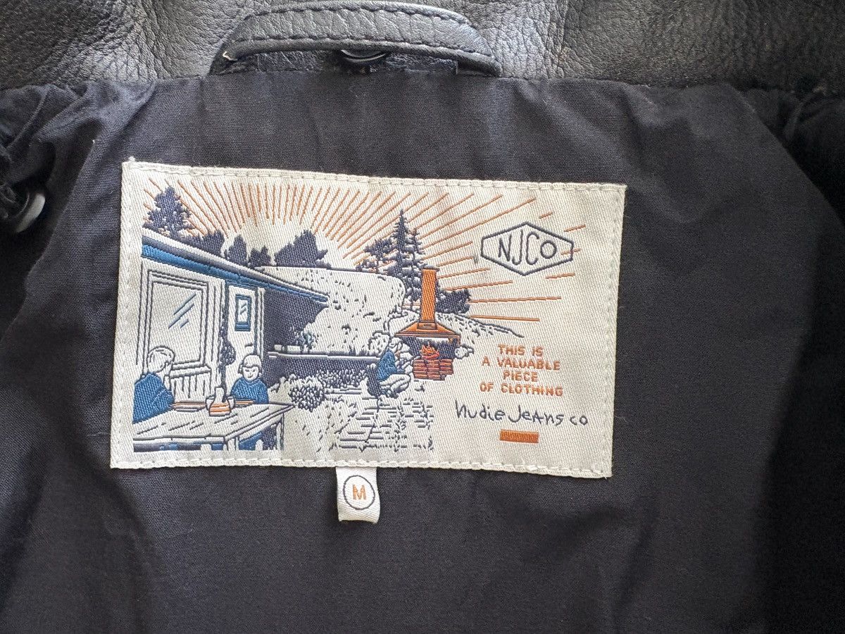 Nudie Jeans Unisex Biker Leather Jacket Size US M / EU 48-50 / 2 - 4 Thumbnail