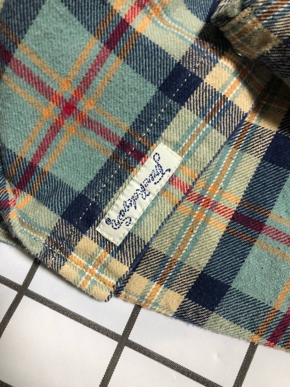 True Religion True Religion Check Cotton Flannel Western Cut Sport Shirt Size US L / EU 52-54 / 3 - 14 Thumbnail