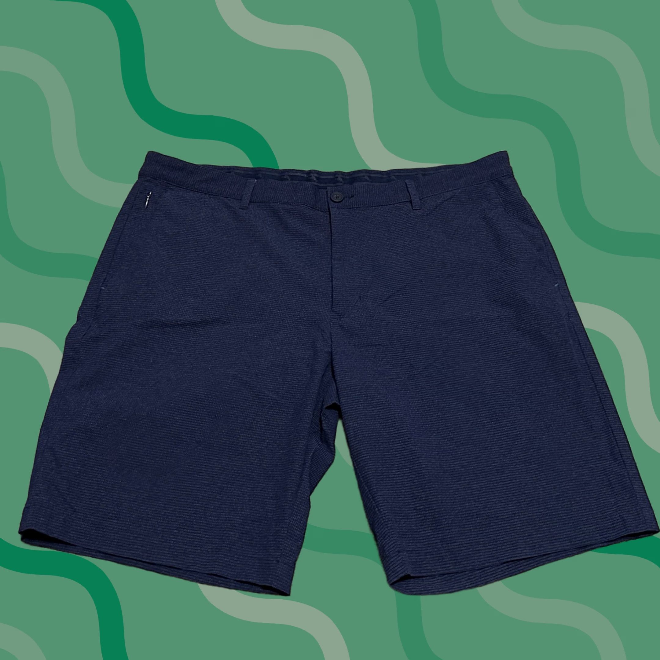Tommy Bahama VINTAGE Tommy Bahama Shorts 40 Chino Performance Active Golf Preppy Blue Pockets Size US 40 / EU 56 - 1 Thumbnail