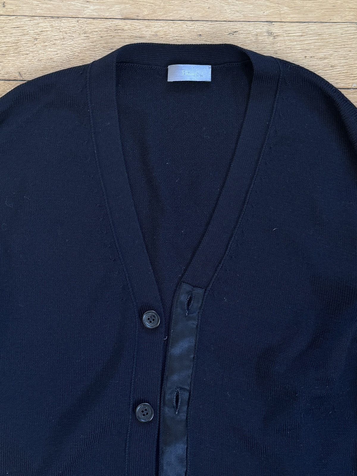 Dior × Hedi Slimane Dior Homme 2005 Black Cardigan | Grailed