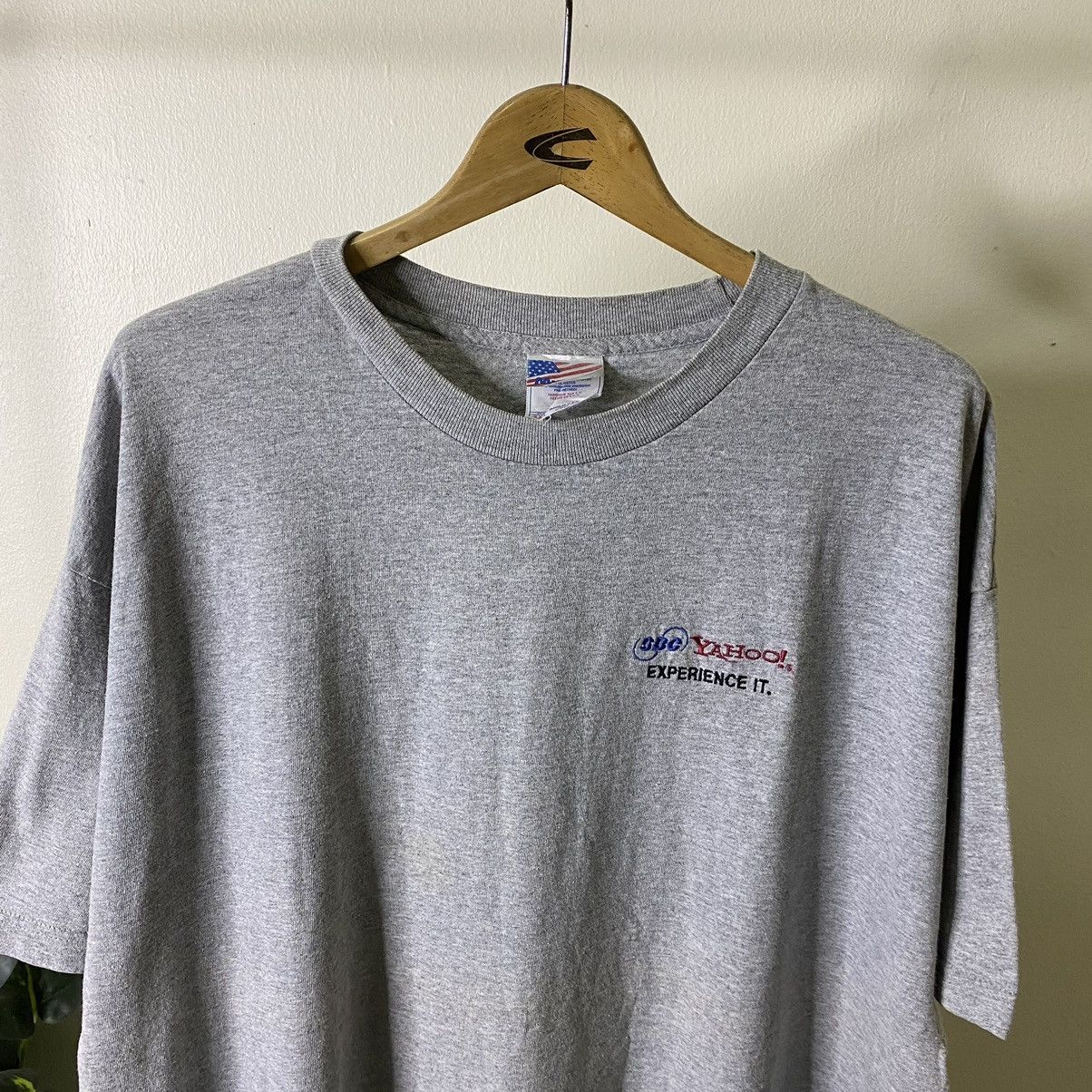 Vintage 1990s Yahoo Technology Promo T Shirt Size US XL / EU 56 / 4 - 2 Thumbnail