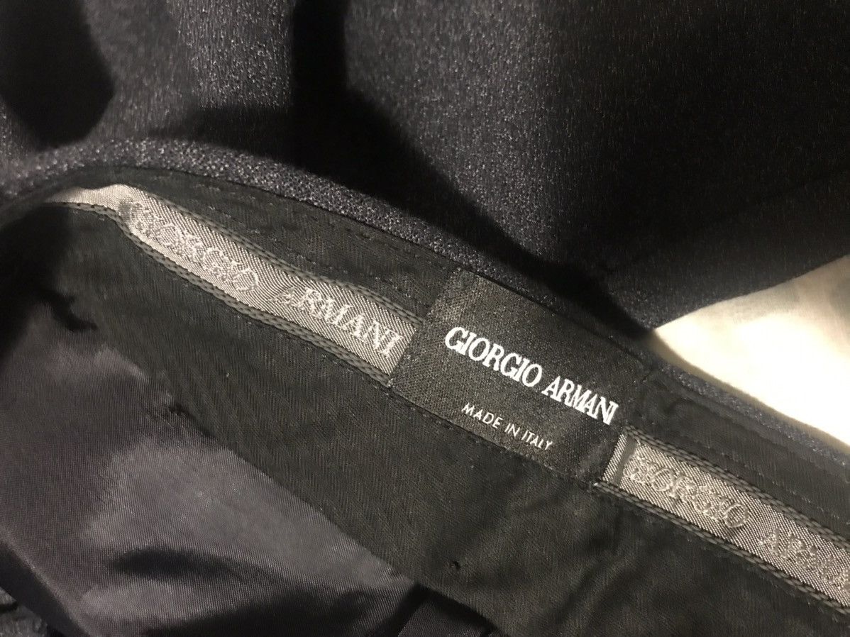 Giorgio Armani Giorgio Armani navy wool/silk trousers Size US 34 / EU 50 - 4 Thumbnail