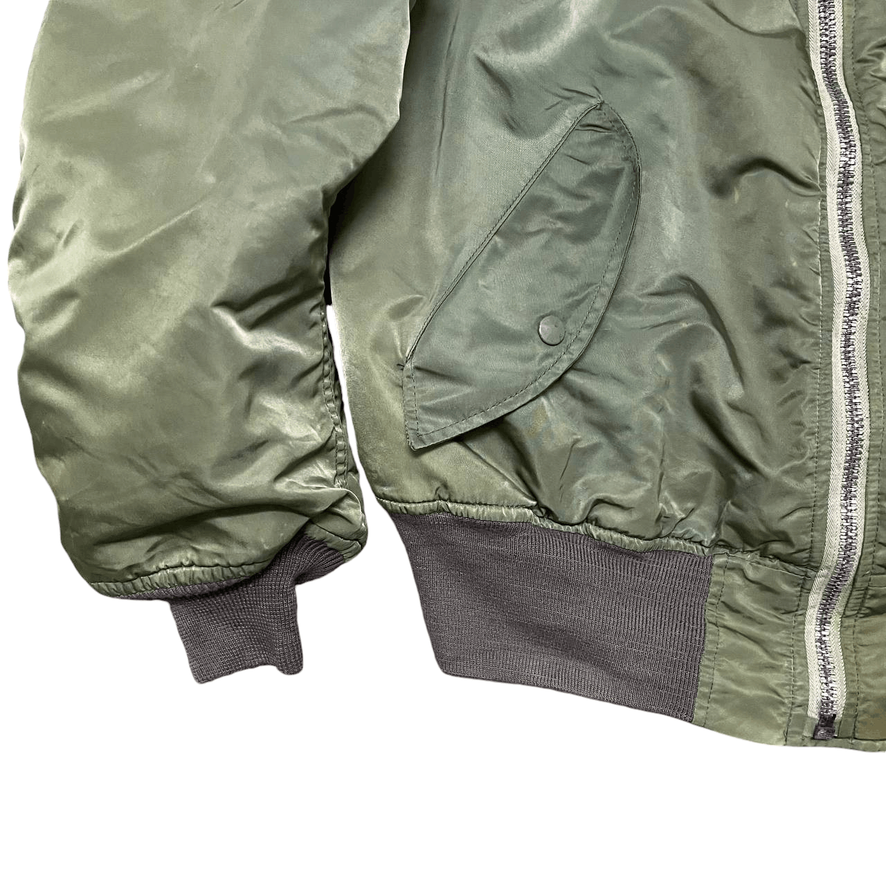 Avirex Vintage Avirex Intermediate Ma 1 Flyer's Man Bomber Jacket Size US L / EU 52-54 / 3 - 3 Thumbnail