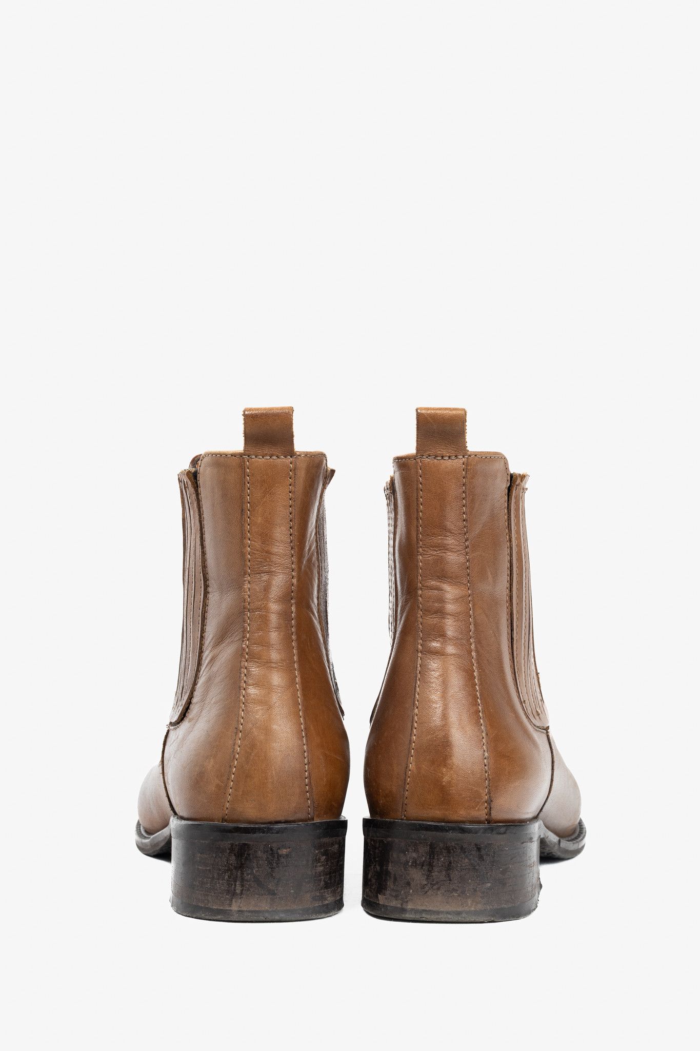 Ron White Ron White Brown Chelsea Ankle Boots Size US 8.5 / IT 38.5 - 3 Thumbnail
