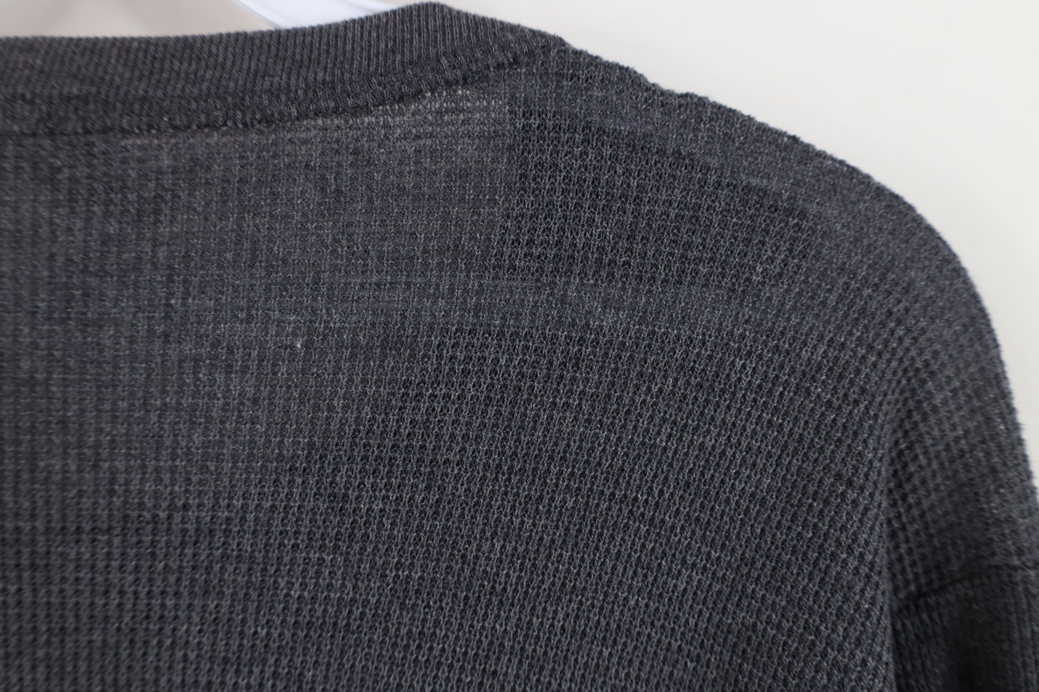 Vintage Vintage 90s Streetwear Waffle Knit Long Sleeve T-Shirt USA Size US XL / EU 56 / 4 - 9 Thumbnail