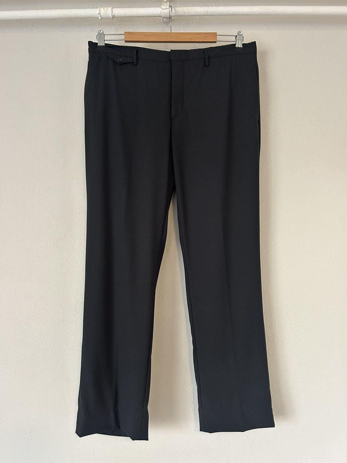 Prada Prada Wool-Blend Dress Pants in Charcoal Black (Size 52) Size US 36 / EU 52 - 2 Thumbnail