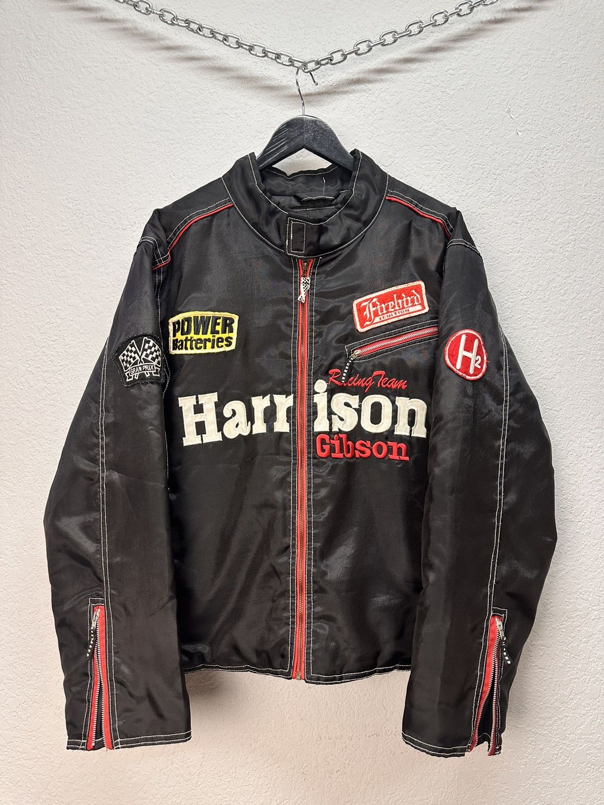 NASCAR Vintage Racing Jacket Harrison F1 Nascar Marlboro Y2k Rare Size US XXL / EU 58 / 5 - 6 Thumbnail
