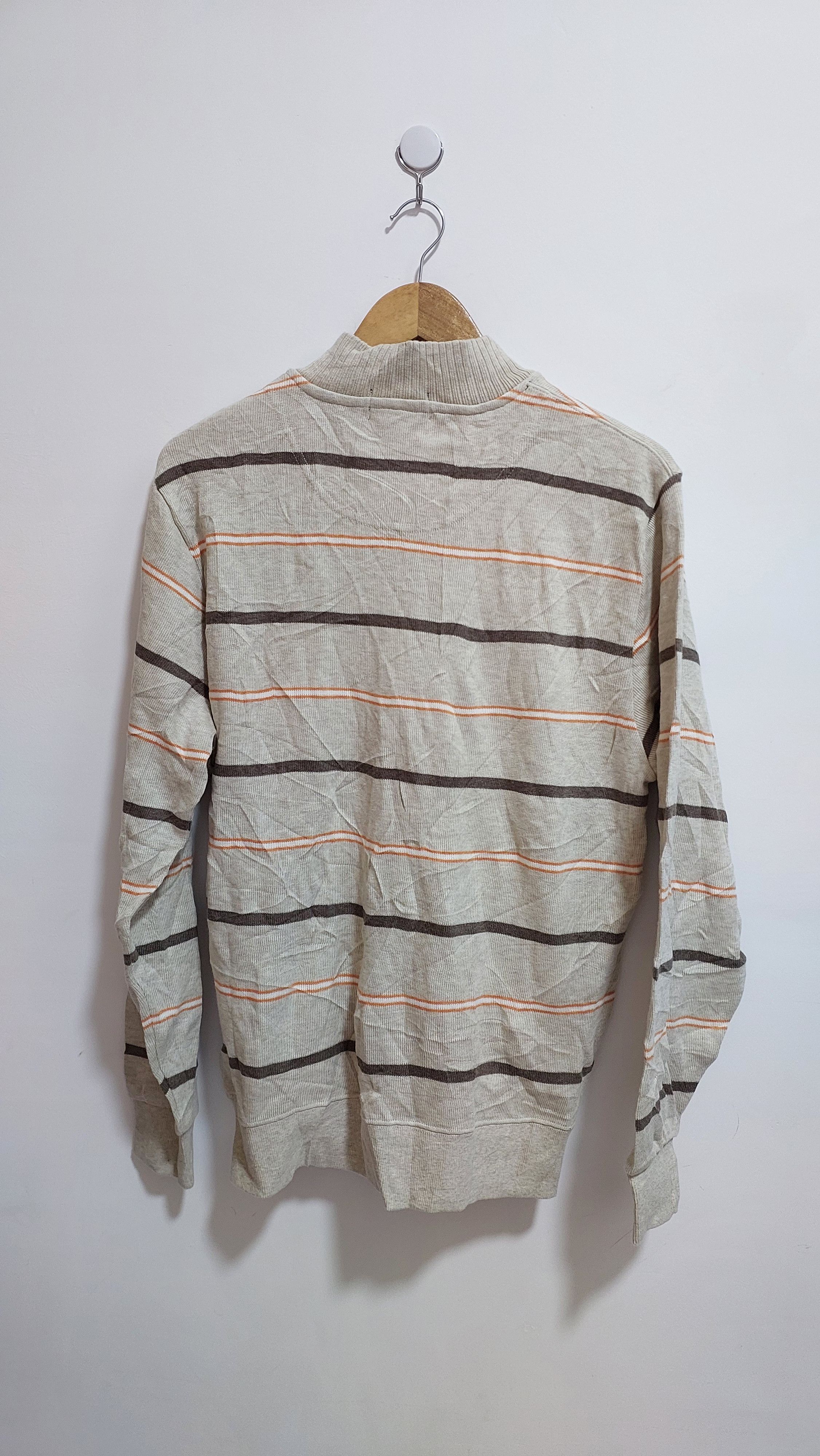 Japanese Brand × Kansai Yamamoto KANSAI YAMAMOTO HALF ZIPPER SWEATSHIRTS SWEATER Size US L / EU 52-54 / 3 - 4 Thumbnail