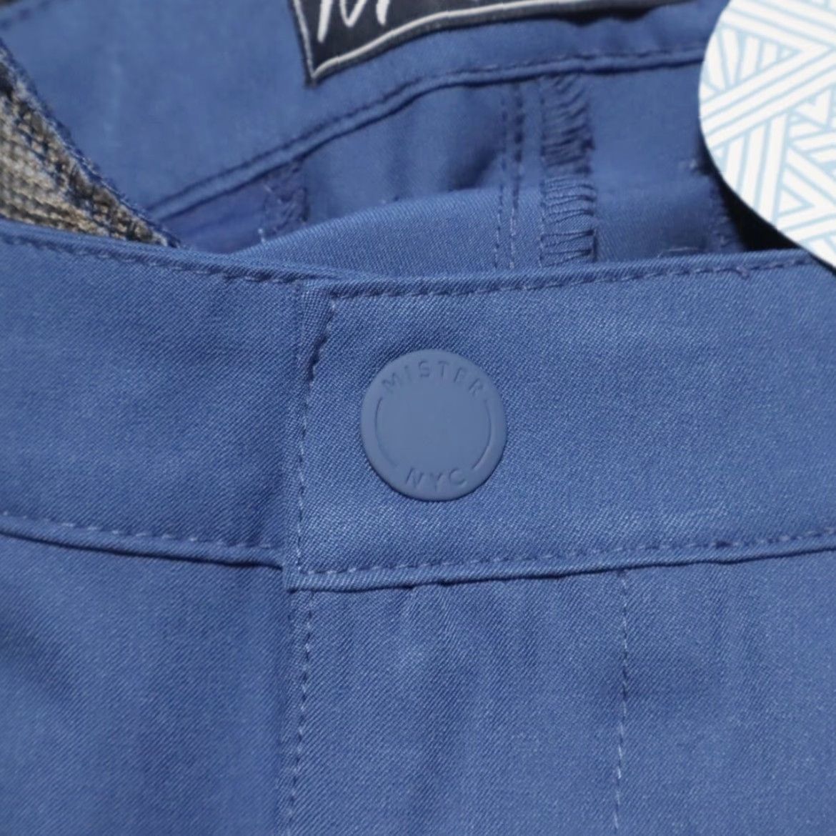 Vintage Mister Technical Polyester Microfiber Chino Pants Periwinkle Men's 32 Size US 32 / EU 48 - 5 Thumbnail