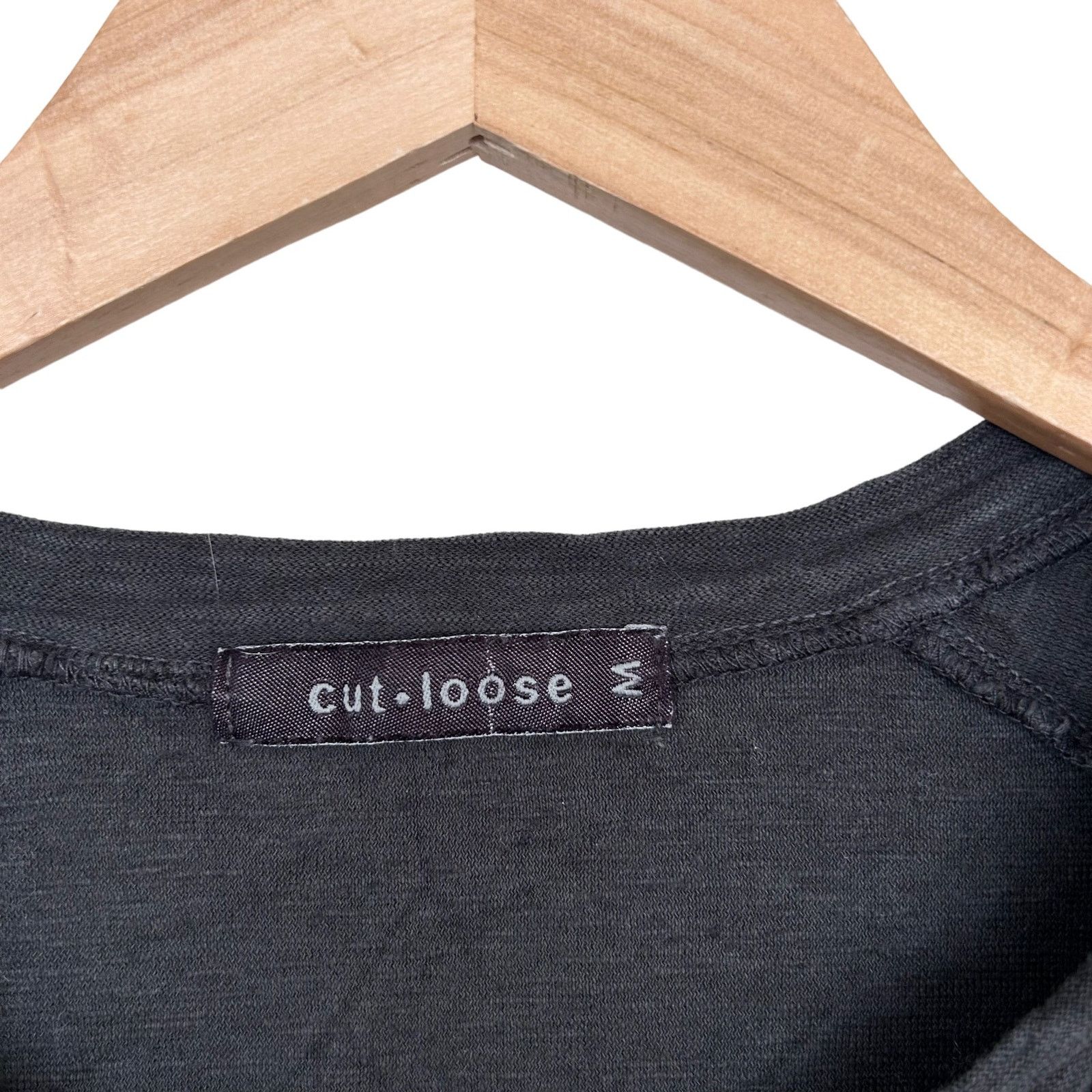 Other Cut Loose Gray Linen Blend Button Front Long Sleeve Shirt M Size M / US 6-8 / IT 42-44 - 2 Thumbnail
