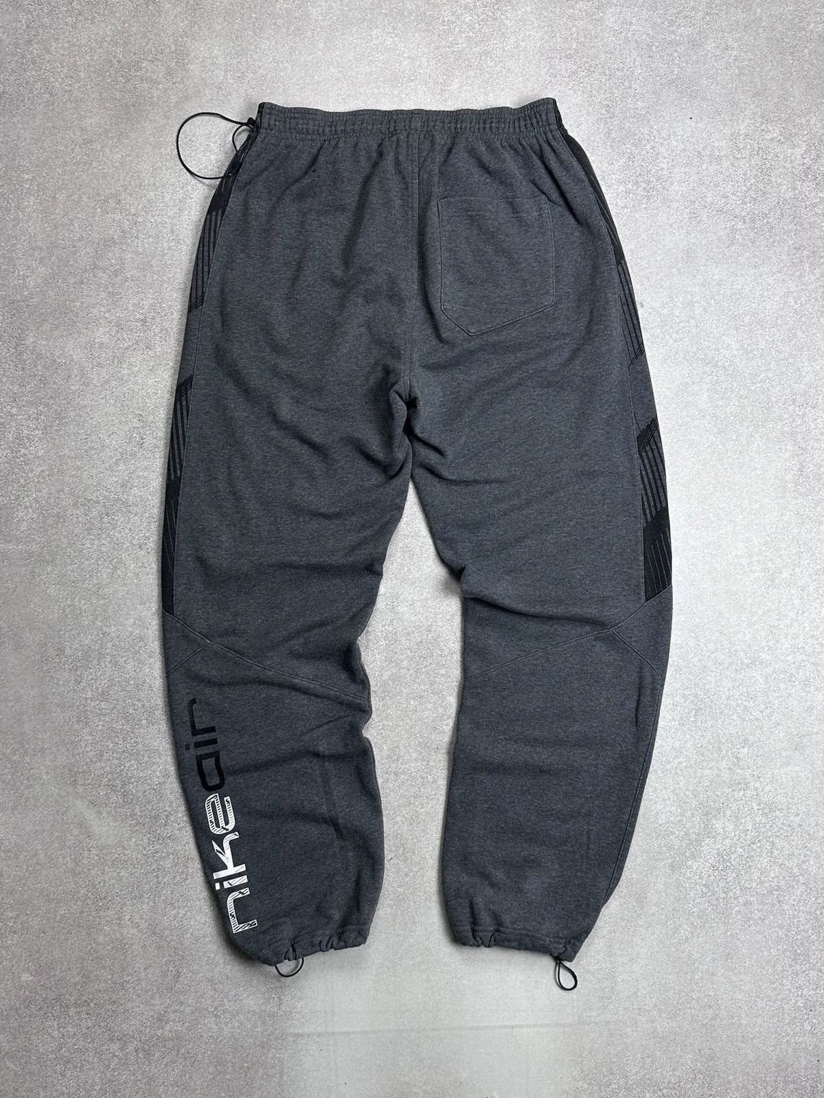 Nike Vintage Nike Swoosh Cotton Flared Y2K Track Pants M Size US 32 / EU 48 - 4 Thumbnail