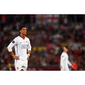 Nike Ronaldo Manchester United UEFA FINAL 2008 2009 Soccer Jersey Size US M / EU 48-50 / 2 - 9 Thumbnail