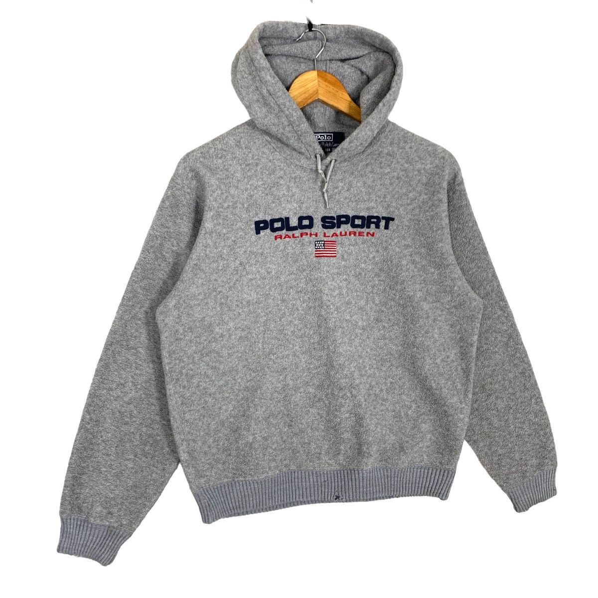 Designer × Polo Ralph Lauren × Ralph Lauren Vintage Polo Sport Ralph Lauren Fleece Hoodie Size US S / EU 44-46 / 1 - 3 Thumbnail