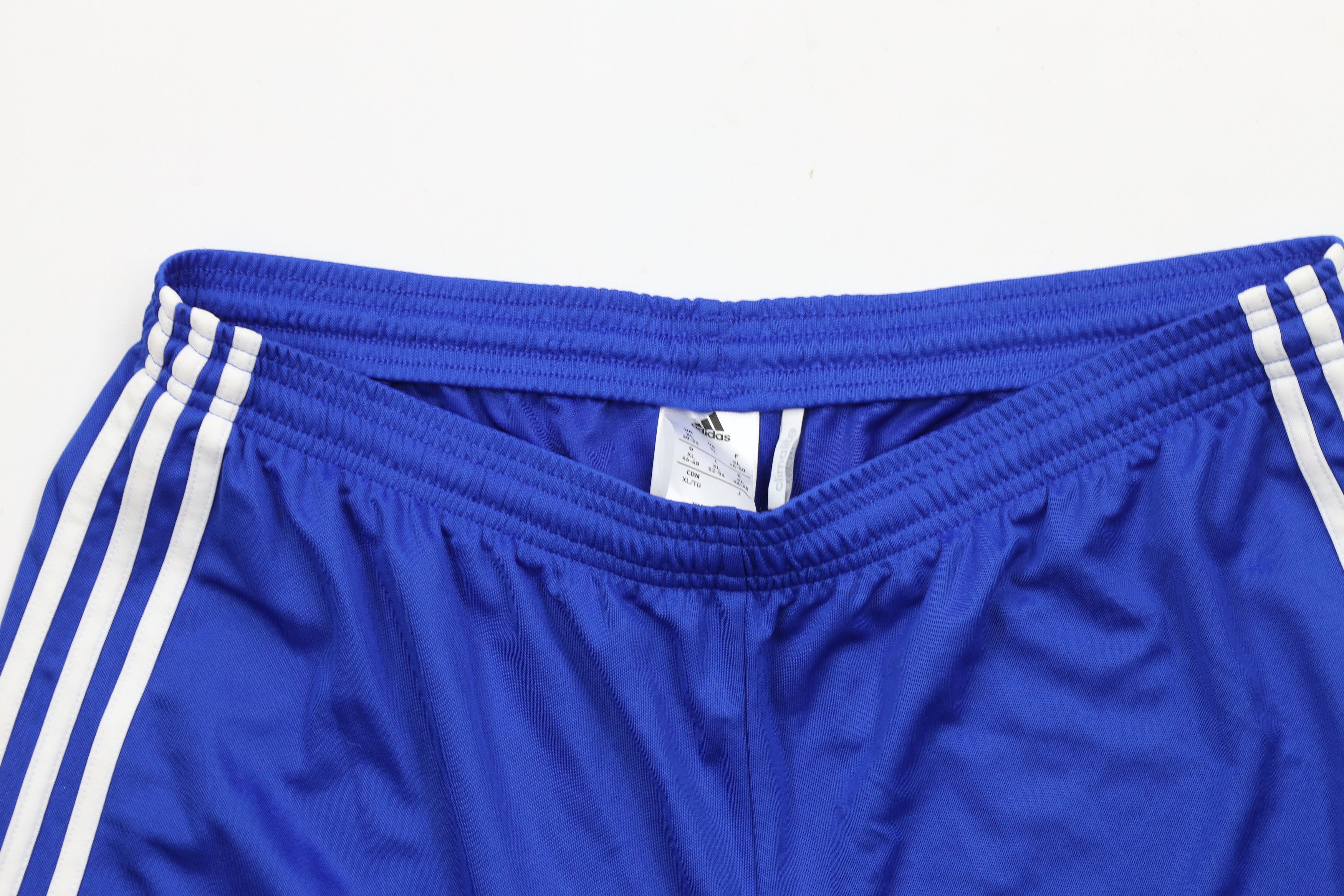 Adidas × Vintage Vintage Adidas Striped Running Soccer Shorts Royal Blue Size 34" / US 12 / IT 48 - 2 Thumbnail
